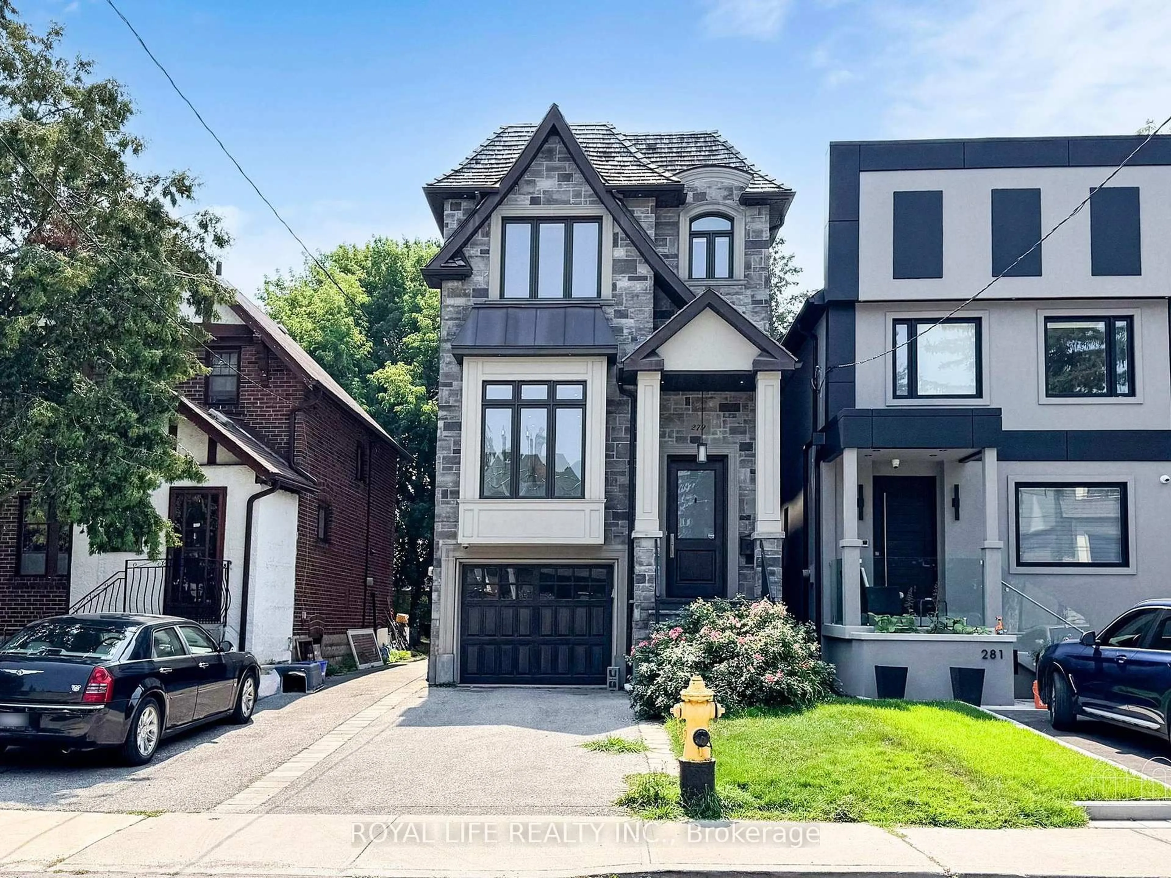 Home with brick exterior material, street for 279 Deloraine Ave, Toronto Ontario M5M 2B2
