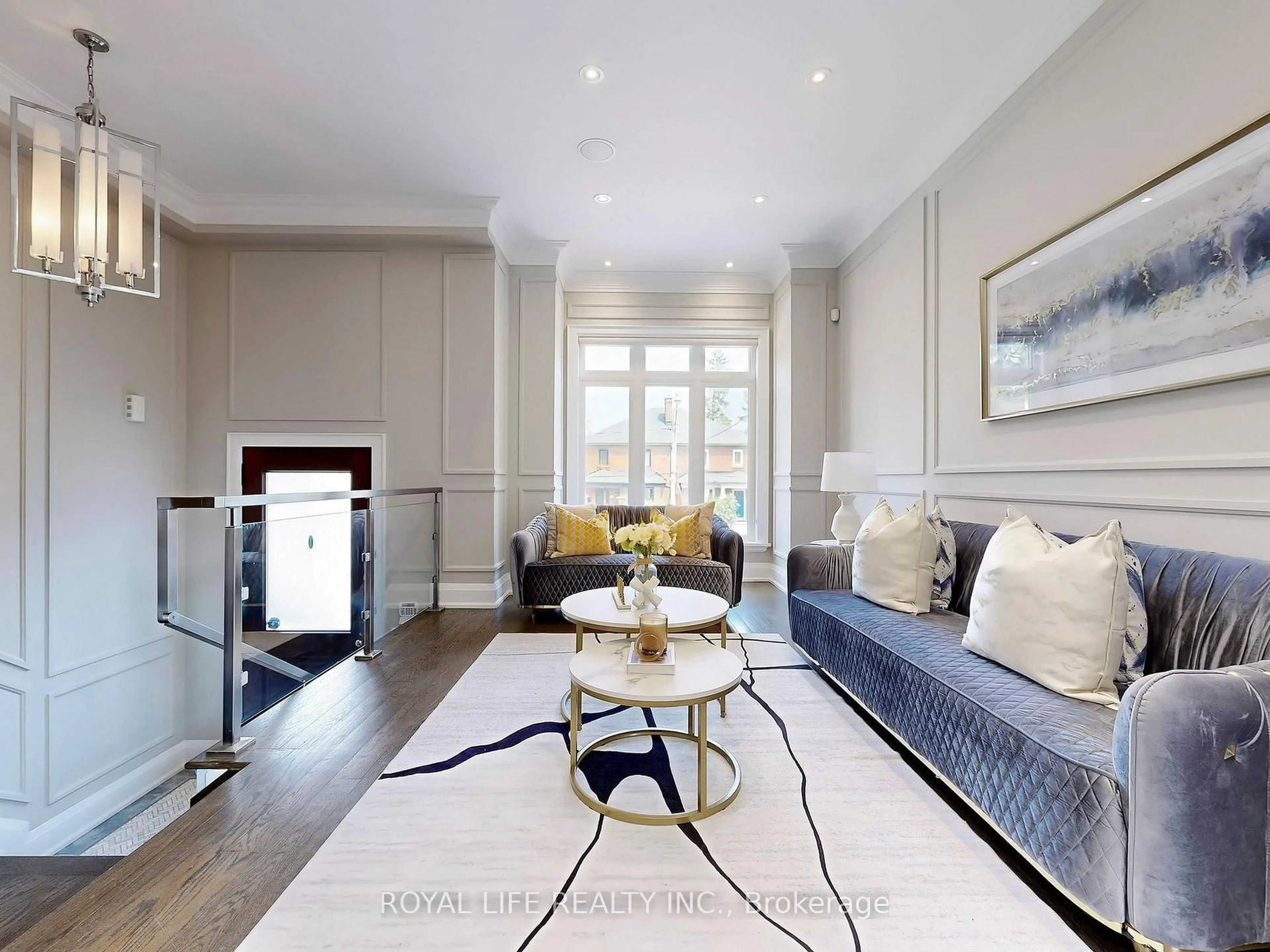 Living room with furniture, unknown for 279 Deloraine Ave, Toronto Ontario M5M 2B2