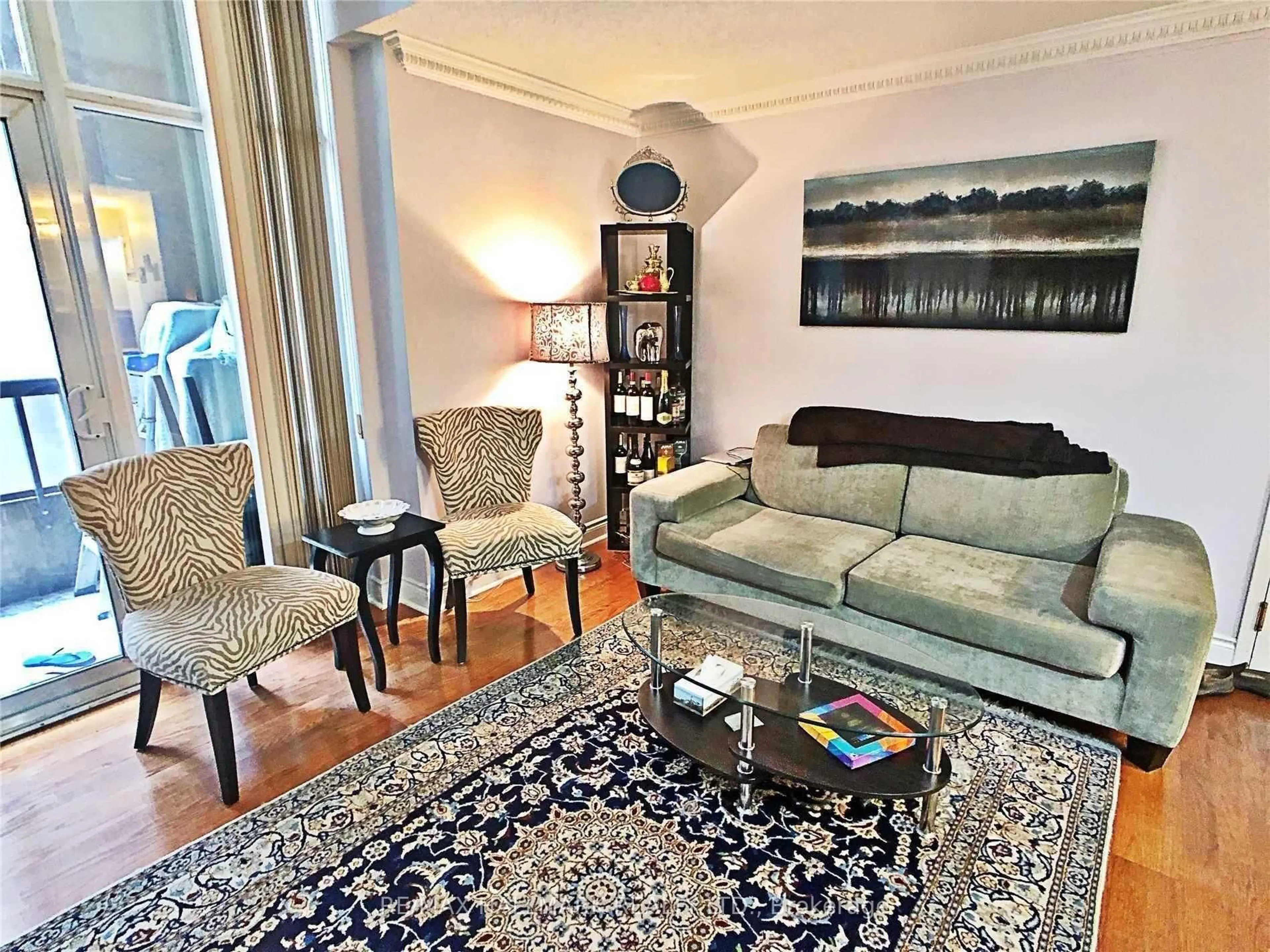 Living room with furniture, unknown for 15 Northtown Way #225, Toronto Ontario M2N 7A2