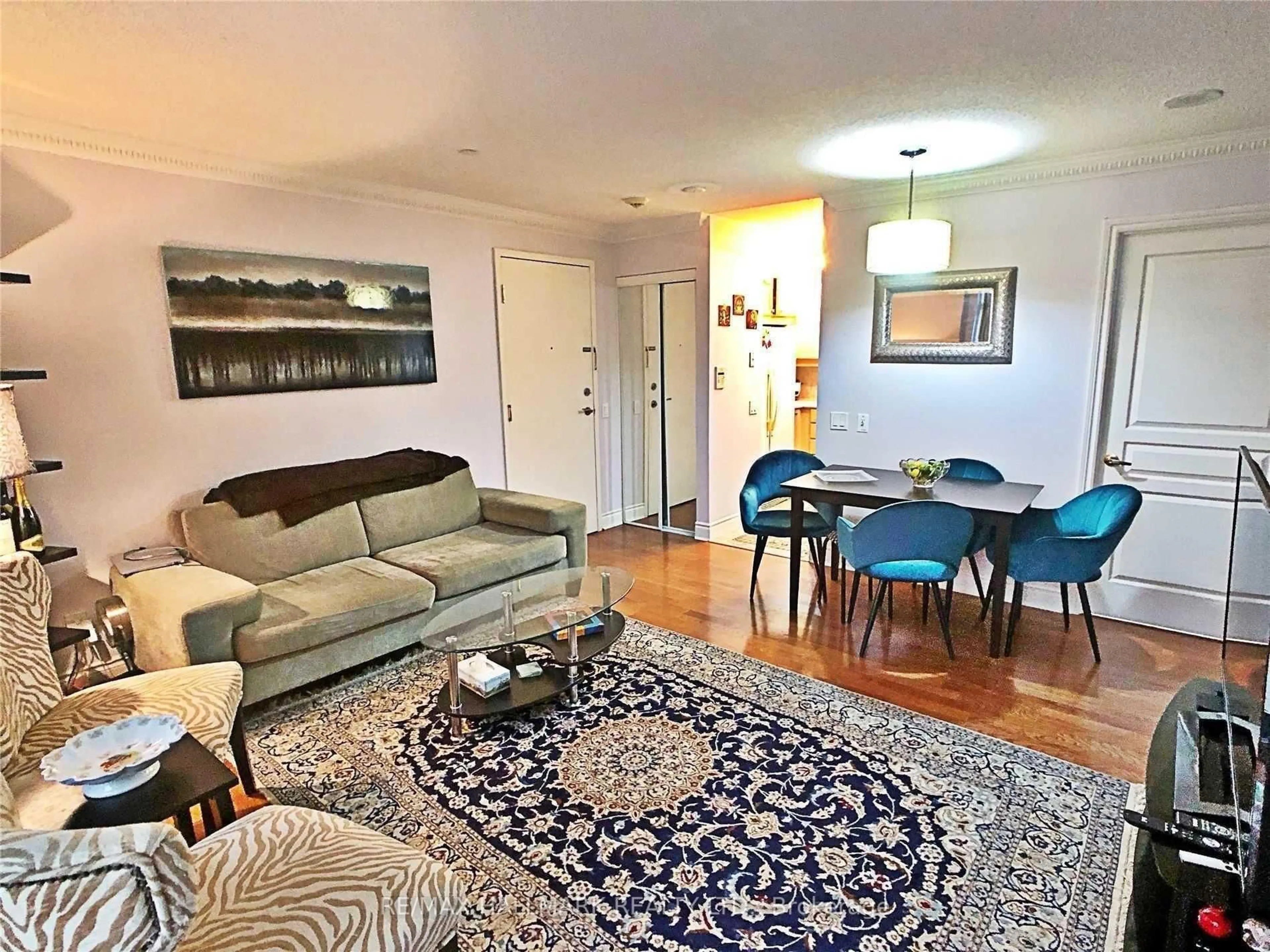 Living room with furniture, unknown for 15 Northtown Way #225, Toronto Ontario M2N 7A2