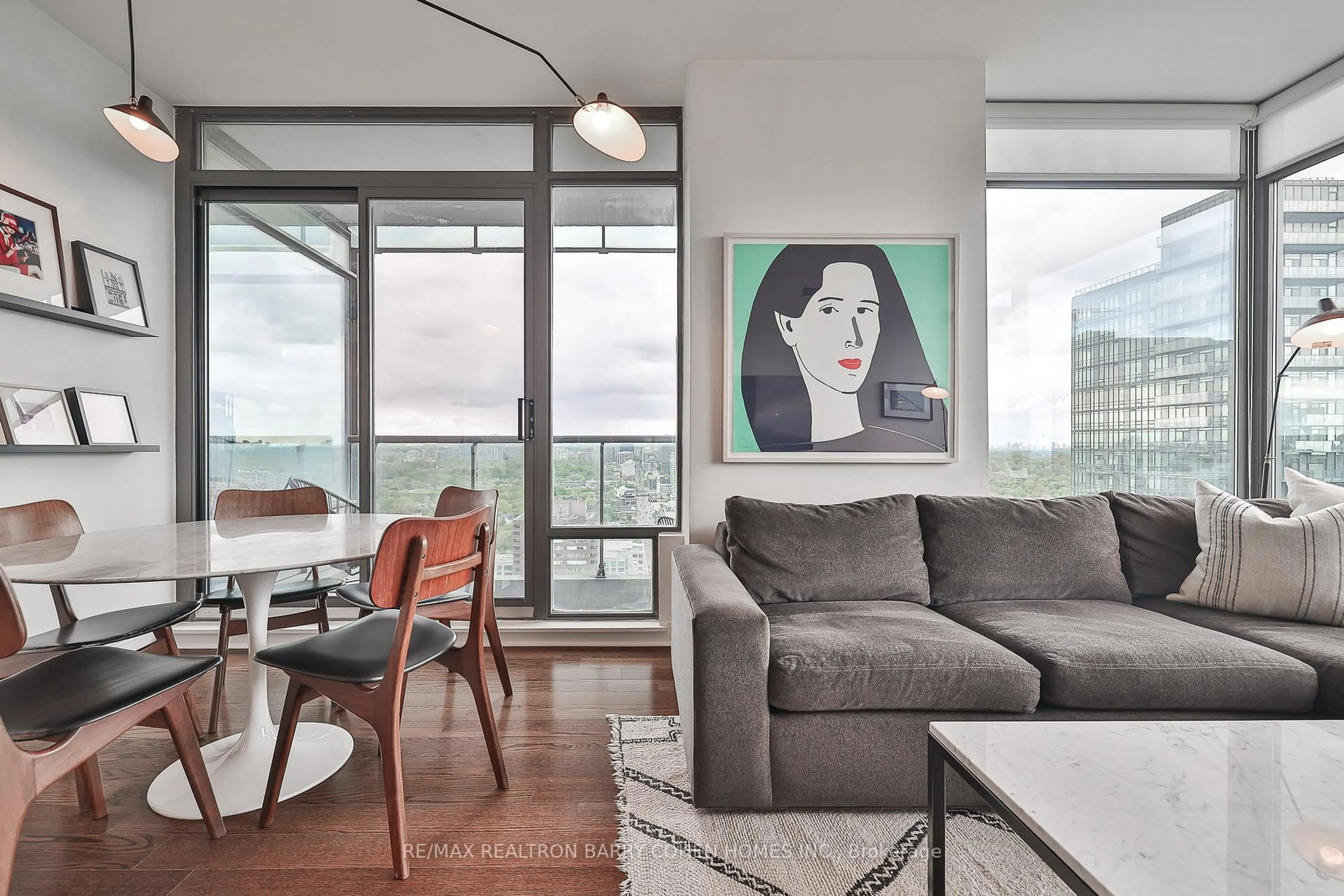 Living room with furniture, unknown for 18 Yorkville Ave #3106, Toronto Ontario M4W 3Y8