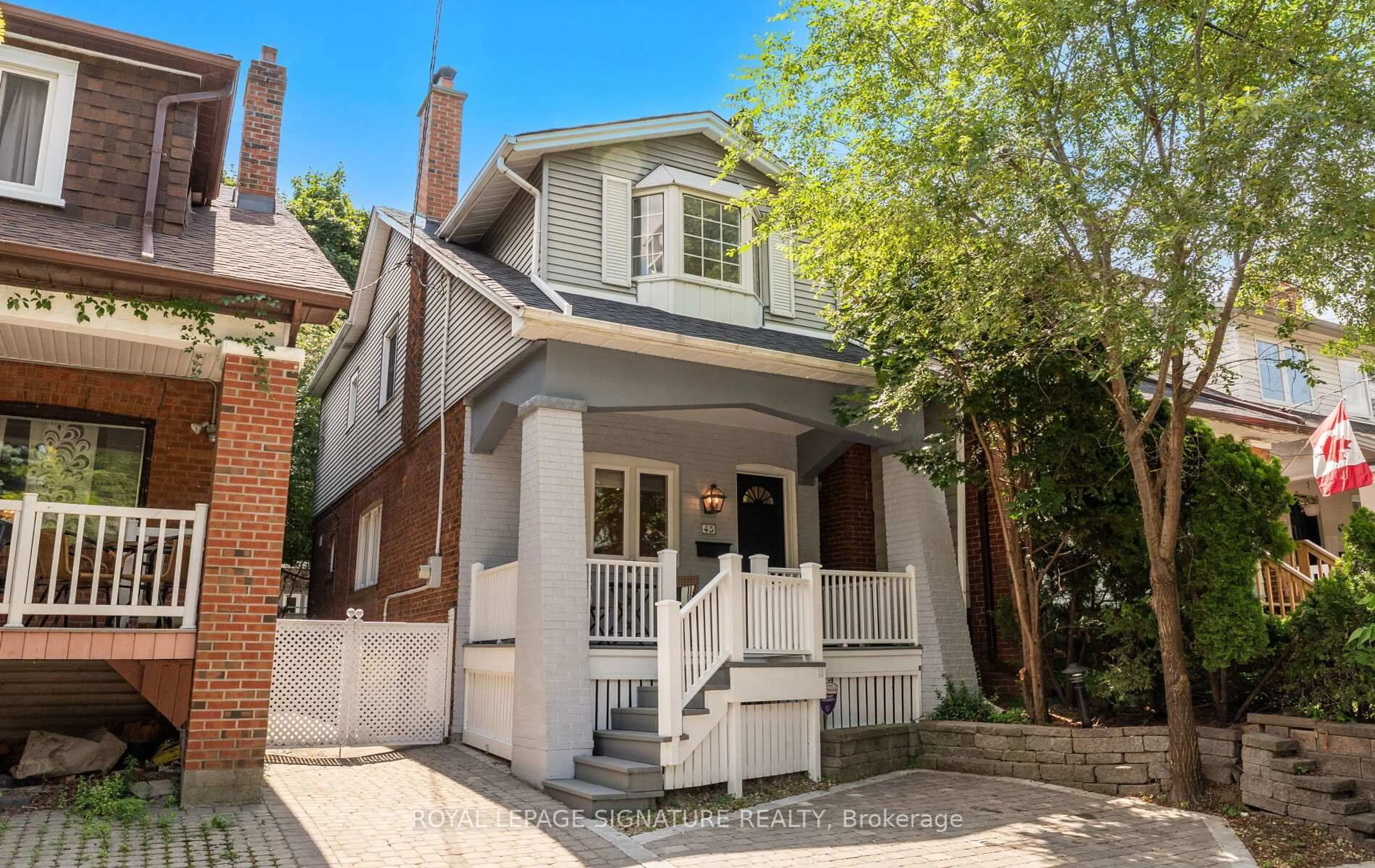 Home with brick exterior material, street for 45 Hillsdale Ave, Toronto Ontario M5P 1E9