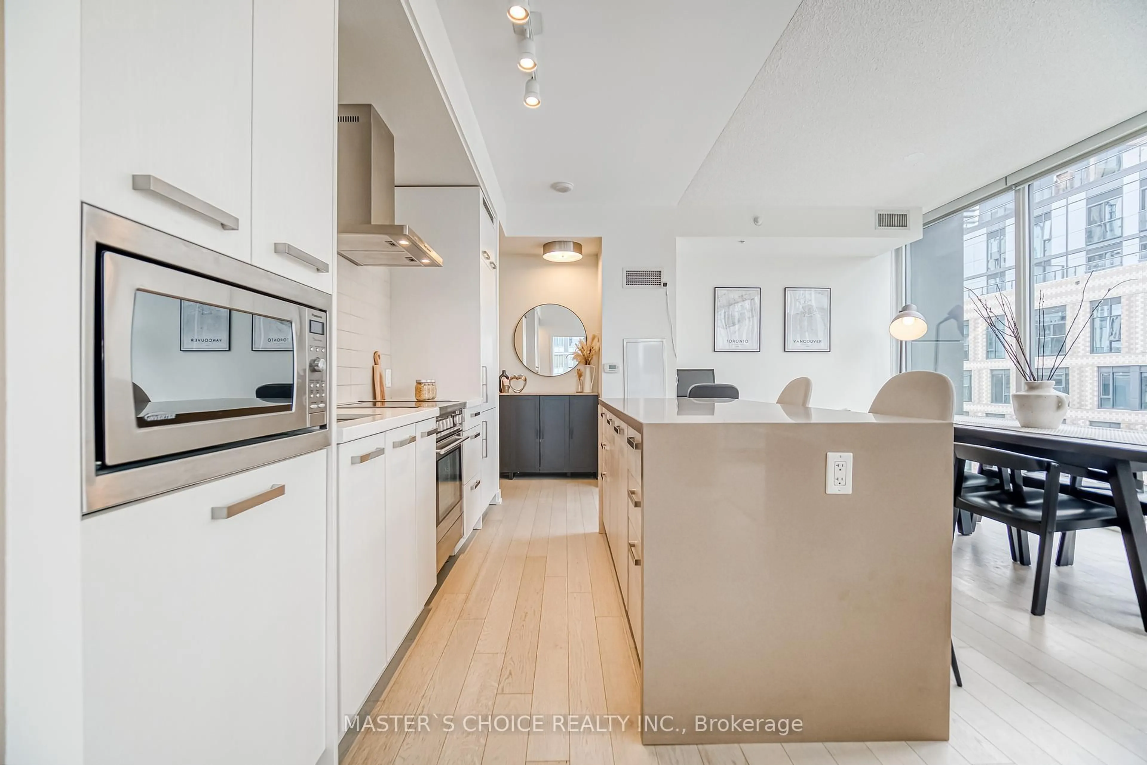 Open concept kitchen, unknown for 455 Front St #N502, Toronto Ontario M5A 0G2
