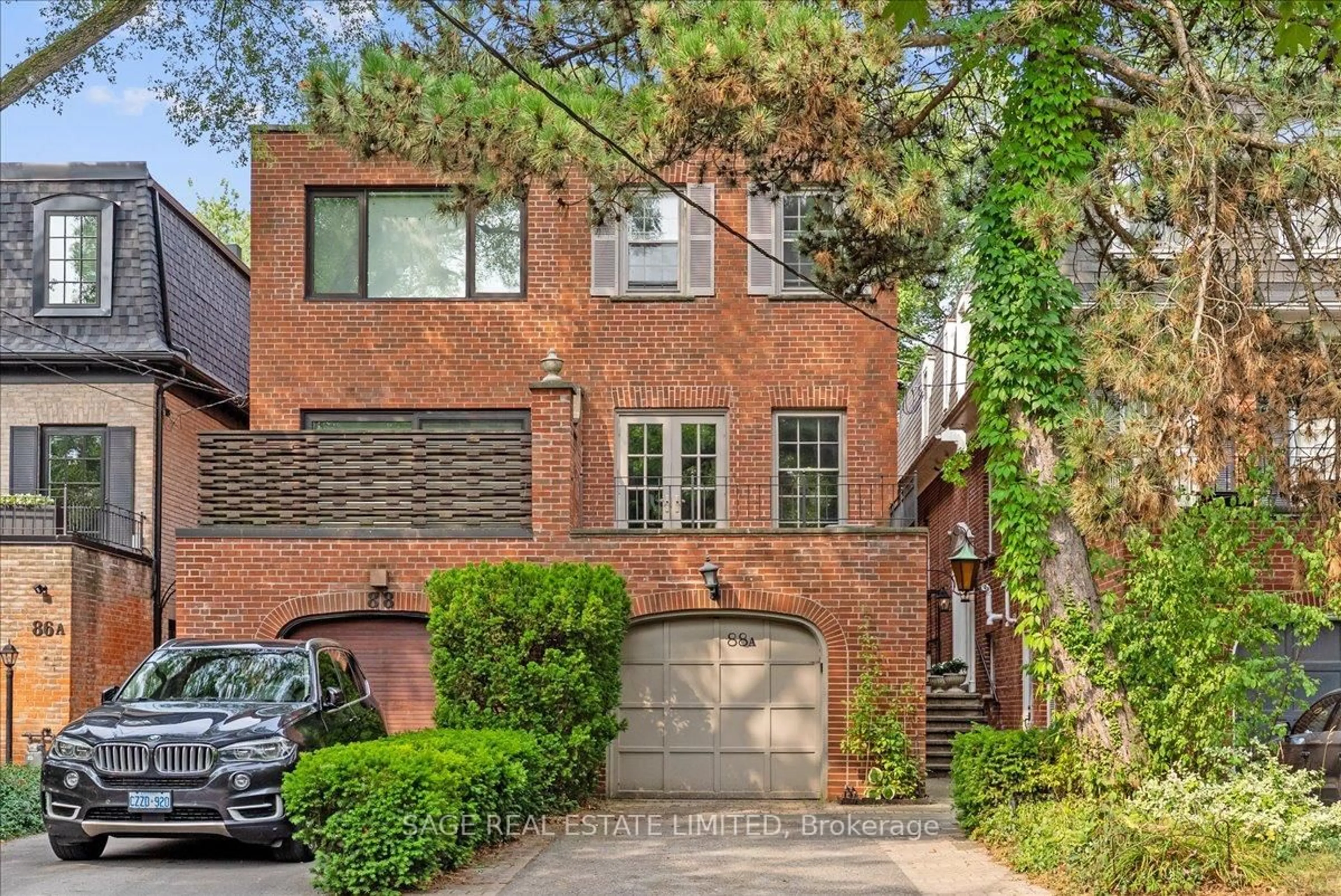 Home with brick exterior material, street for 88A Glen Rd, Toronto Ontario M4W 2V6