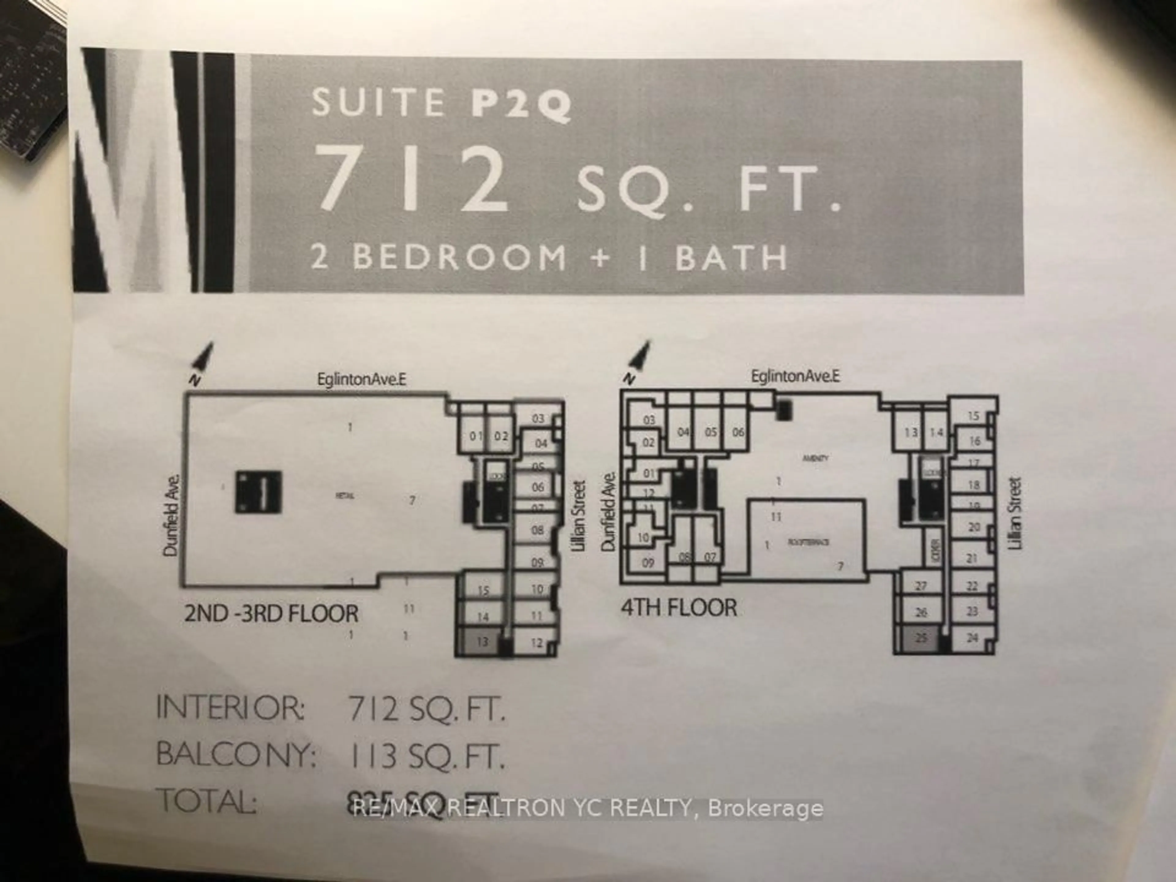 Floor plan for 98 Lillian St #313, Toronto Ontario M4S 0A5