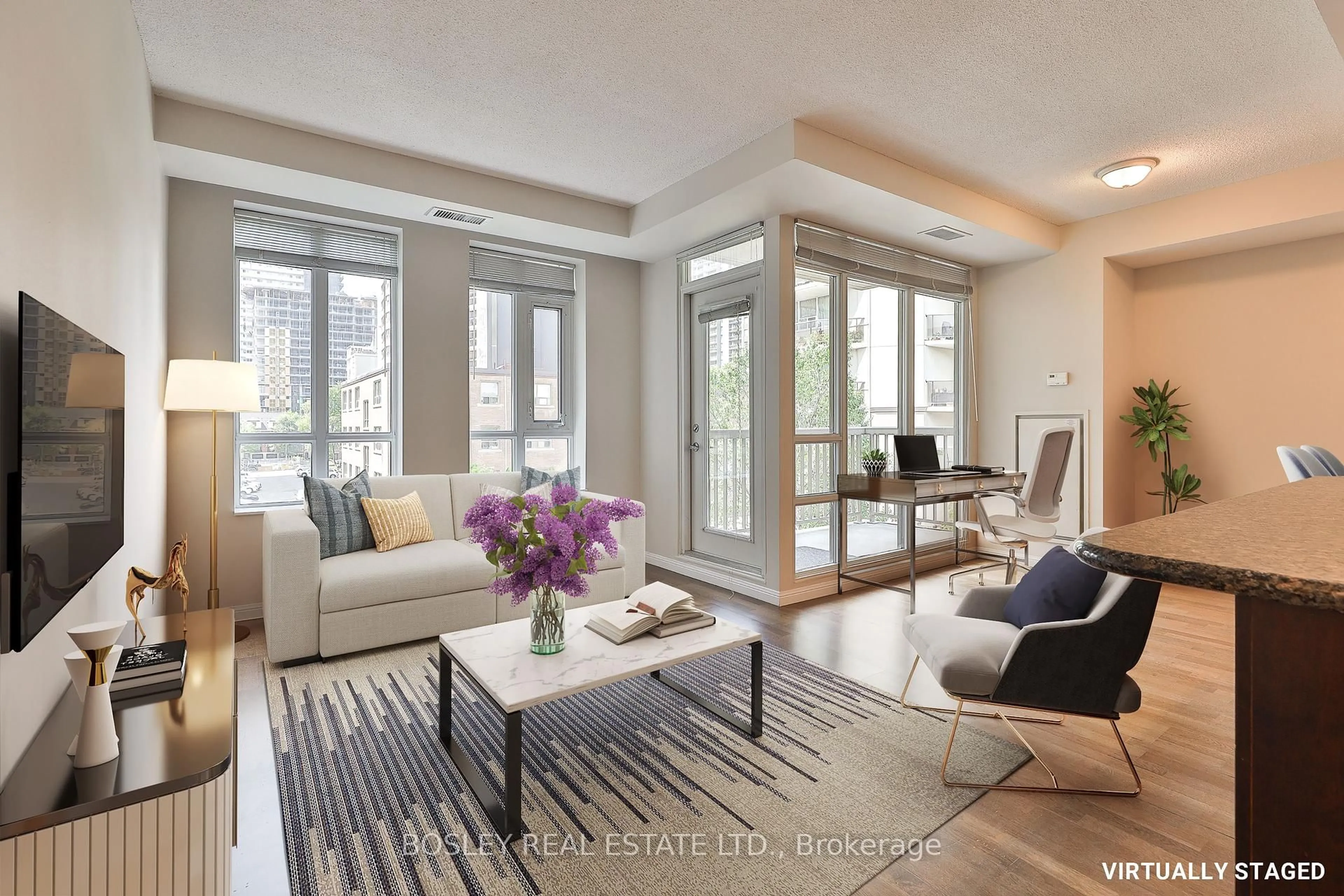 Living room with furniture, unknown for 900 Mount Pleasant Rd #412, Toronto Ontario M4P 2L6