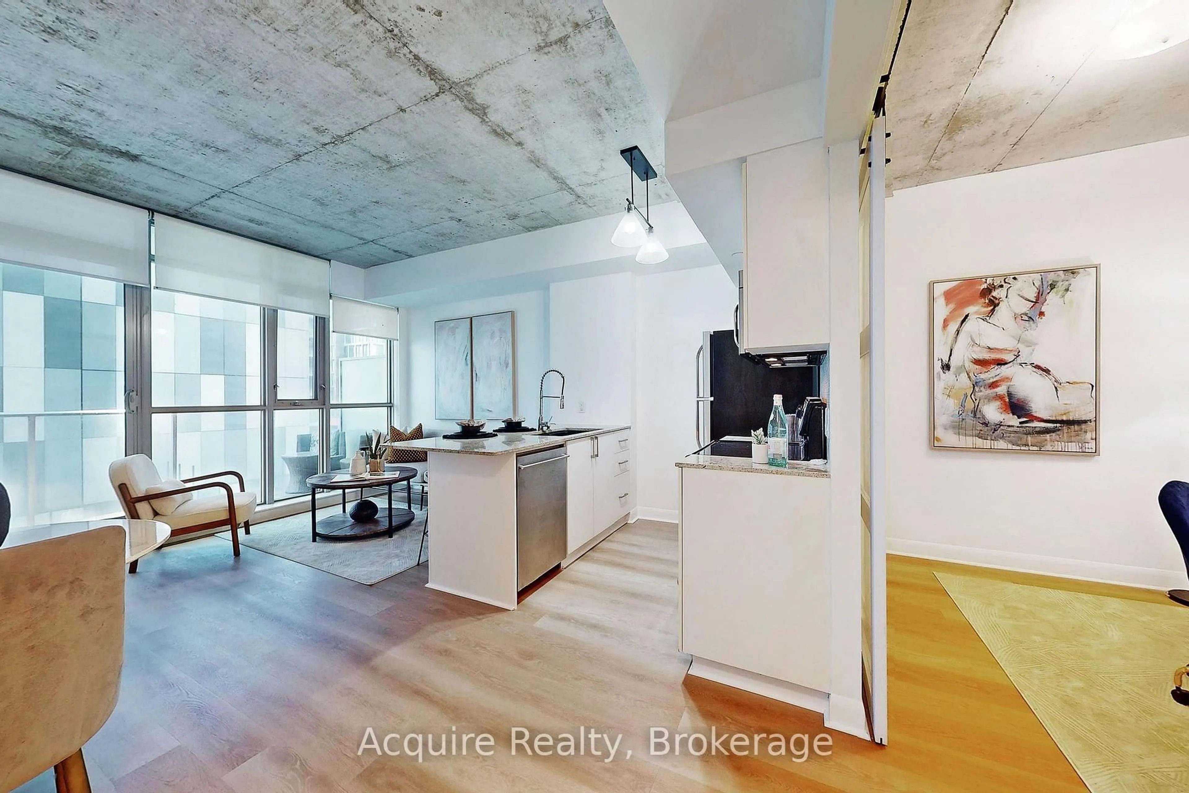 Open concept kitchen, unknown for 375 King St #906, Toronto Ontario M5V 1K5