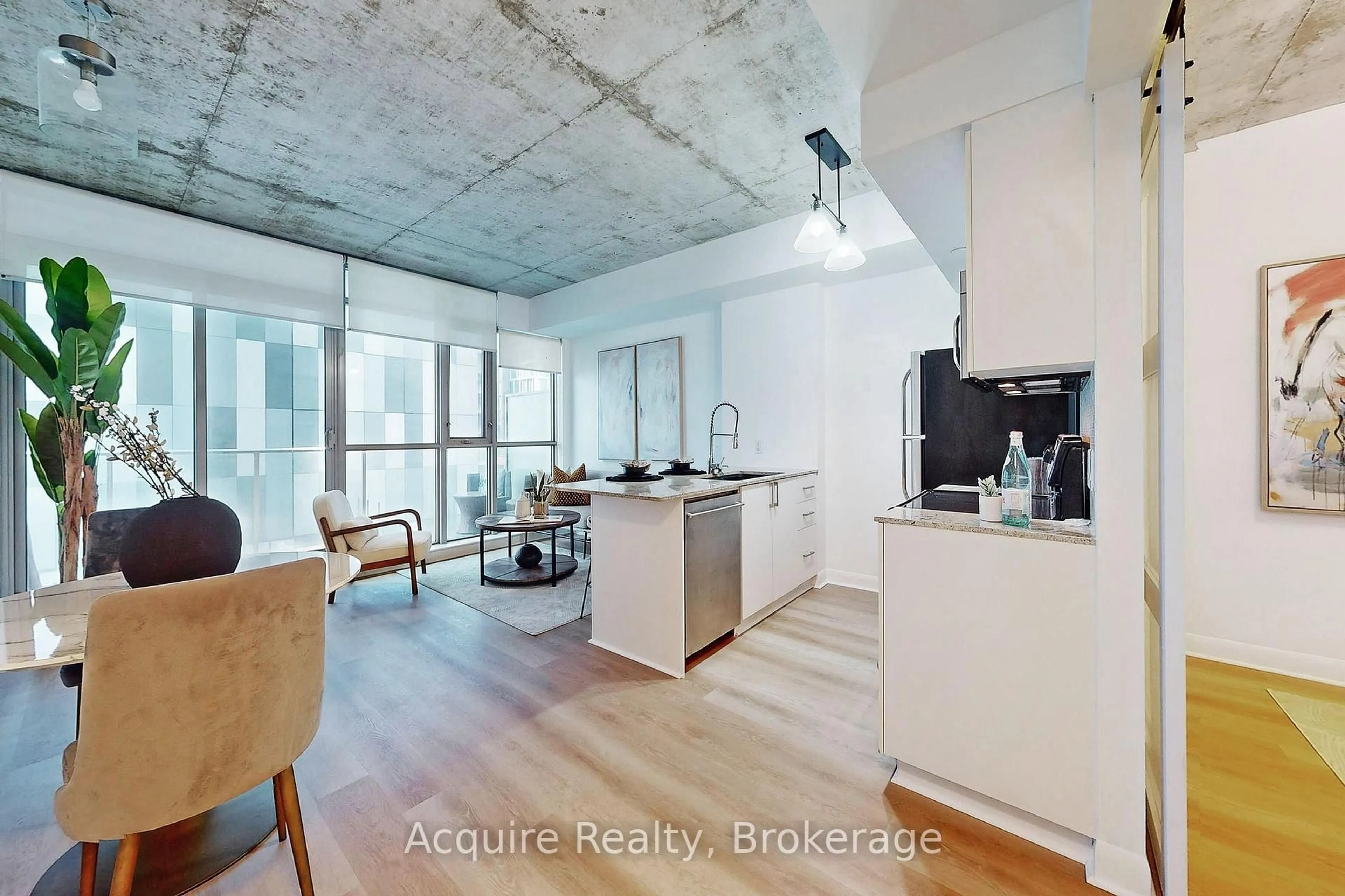 Open concept kitchen, unknown for 375 King St #906, Toronto Ontario M5V 1K5