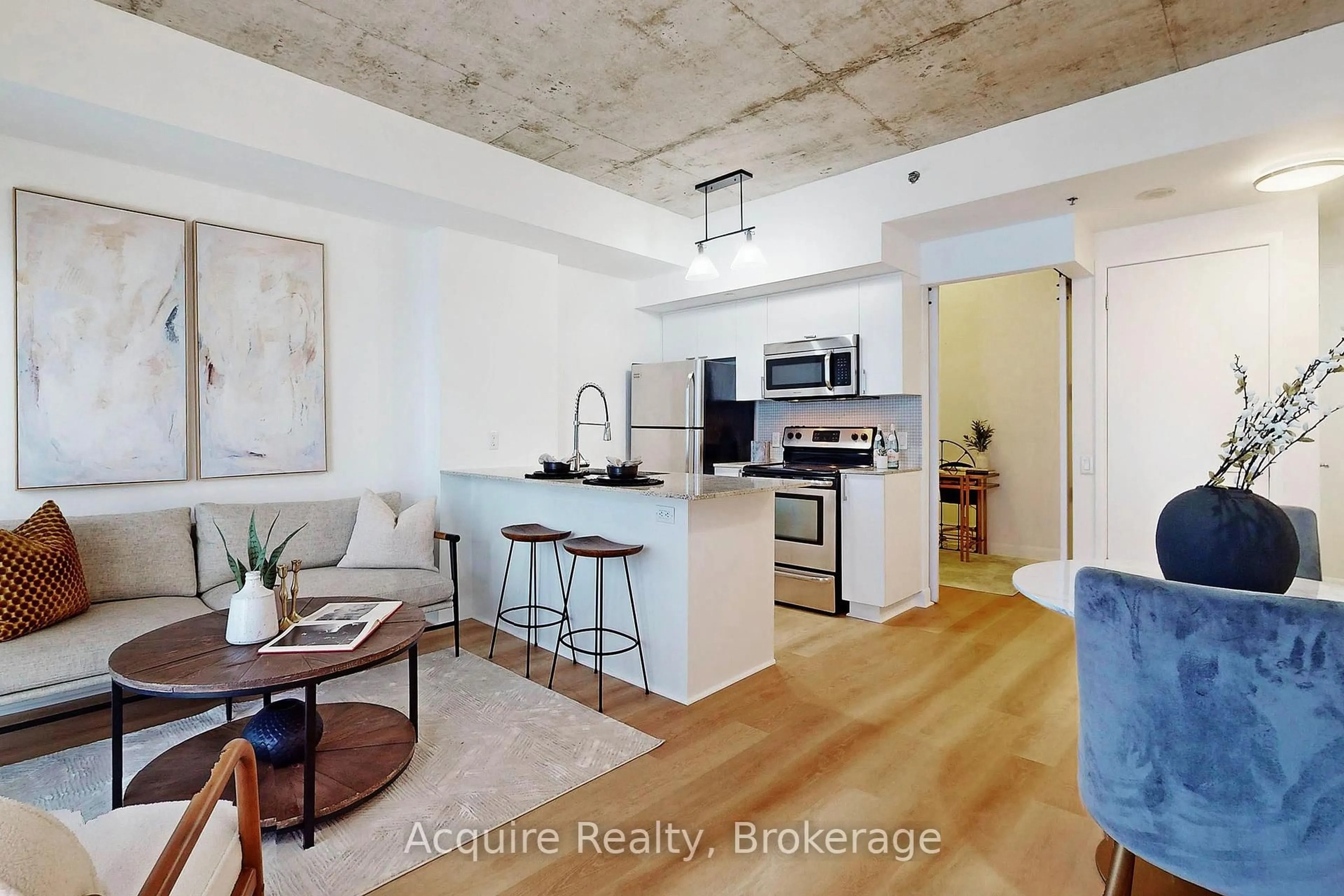 Open concept kitchen, unknown for 375 King St #906, Toronto Ontario M5V 1K5