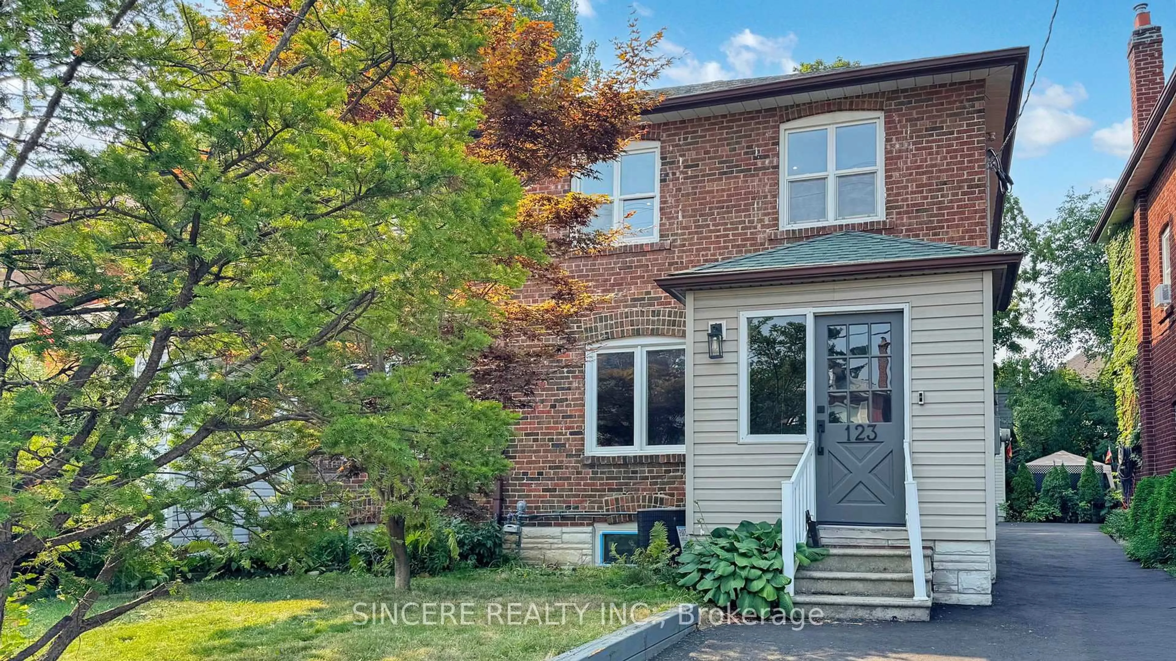 Home with brick exterior material, street for 123 Lawrence Ave, Toronto Ontario M5M 1A7
