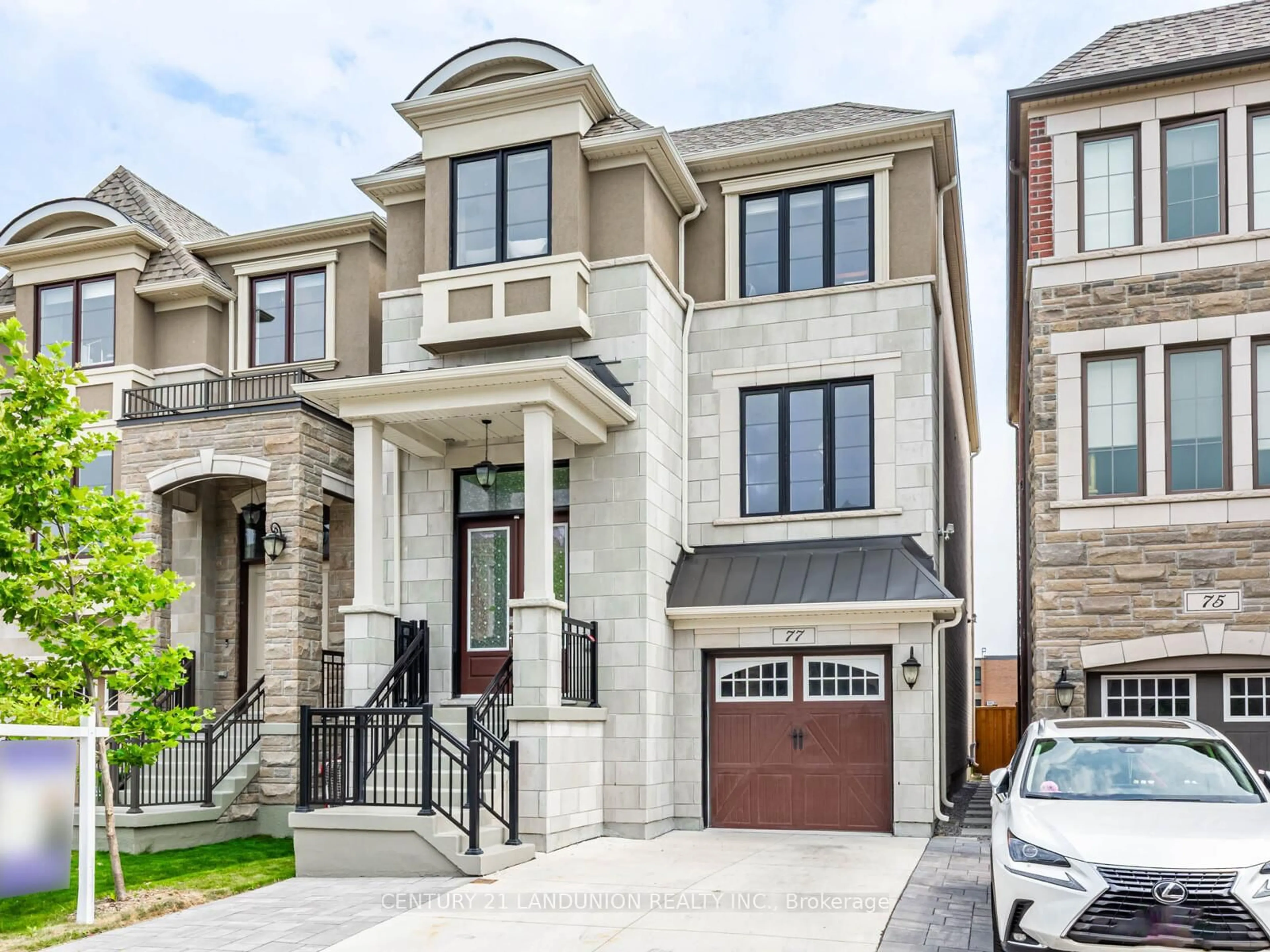 Home with brick exterior material, street for 77 William Durie Way, Toronto Ontario M2R 0A9
