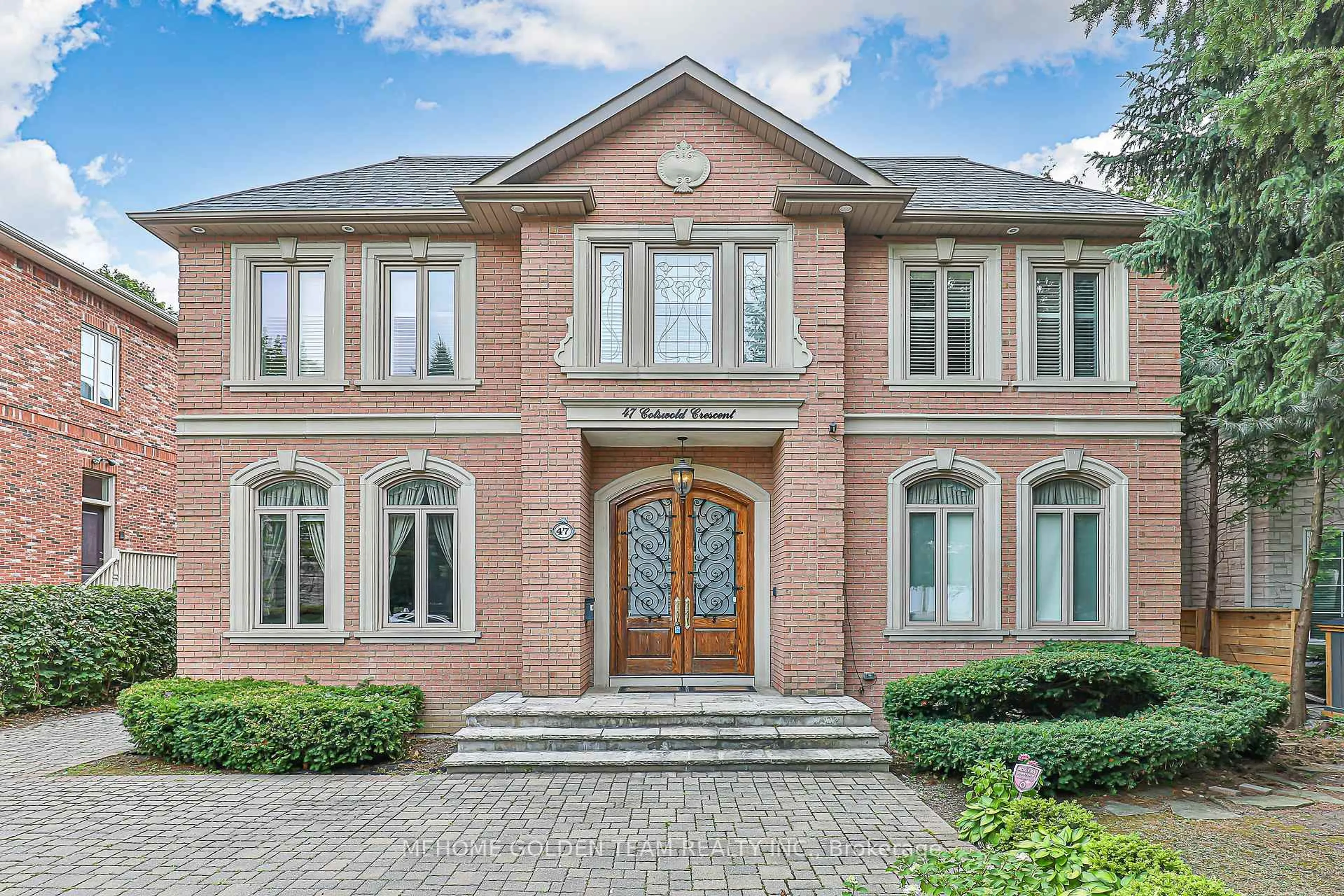 Home with brick exterior material, street for 47 Cotswold Cres, Toronto Ontario M2P 1N3