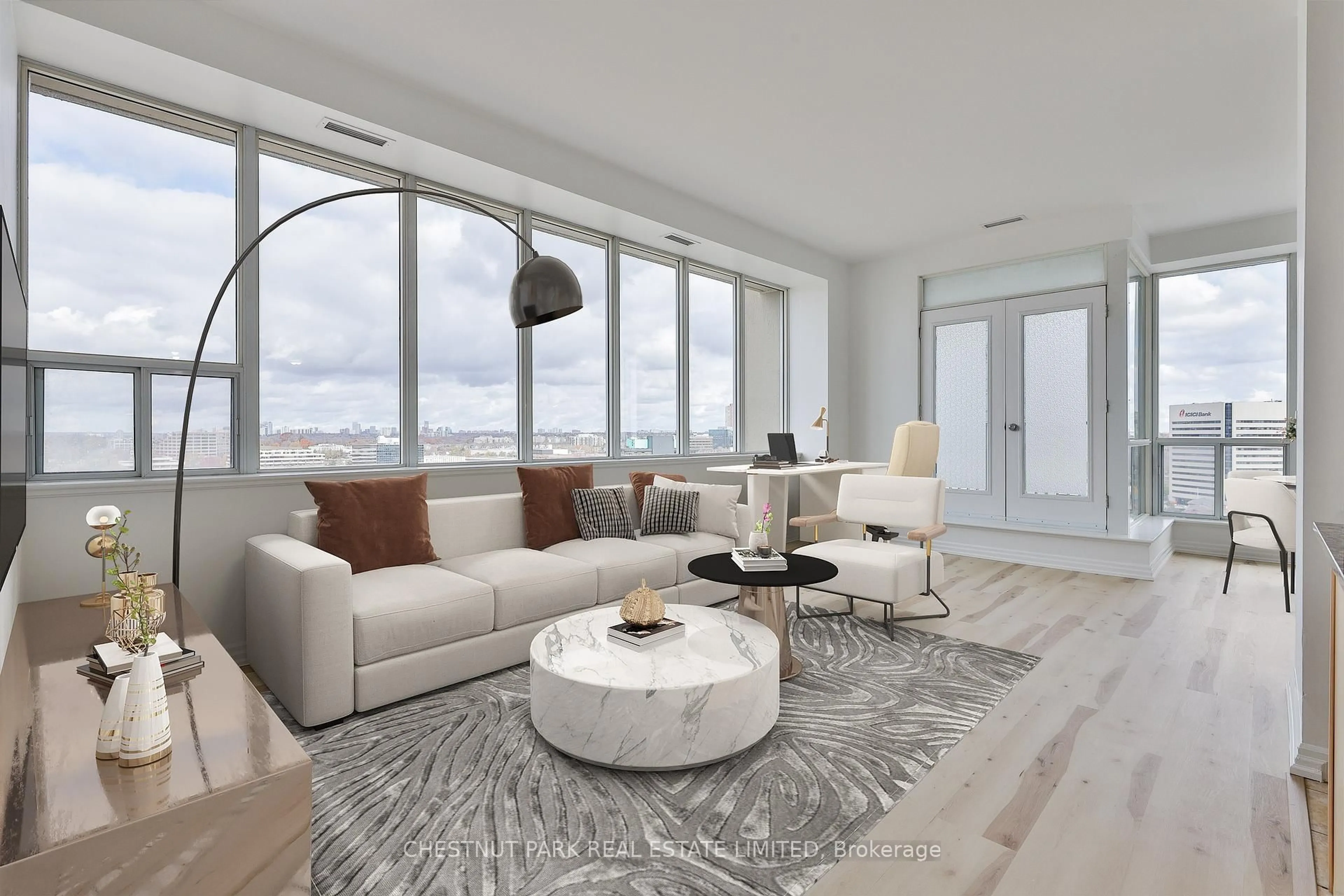 Living room with furniture, unknown for 797 Don Mills Rd #1108, Toronto Ontario M3C 1V1