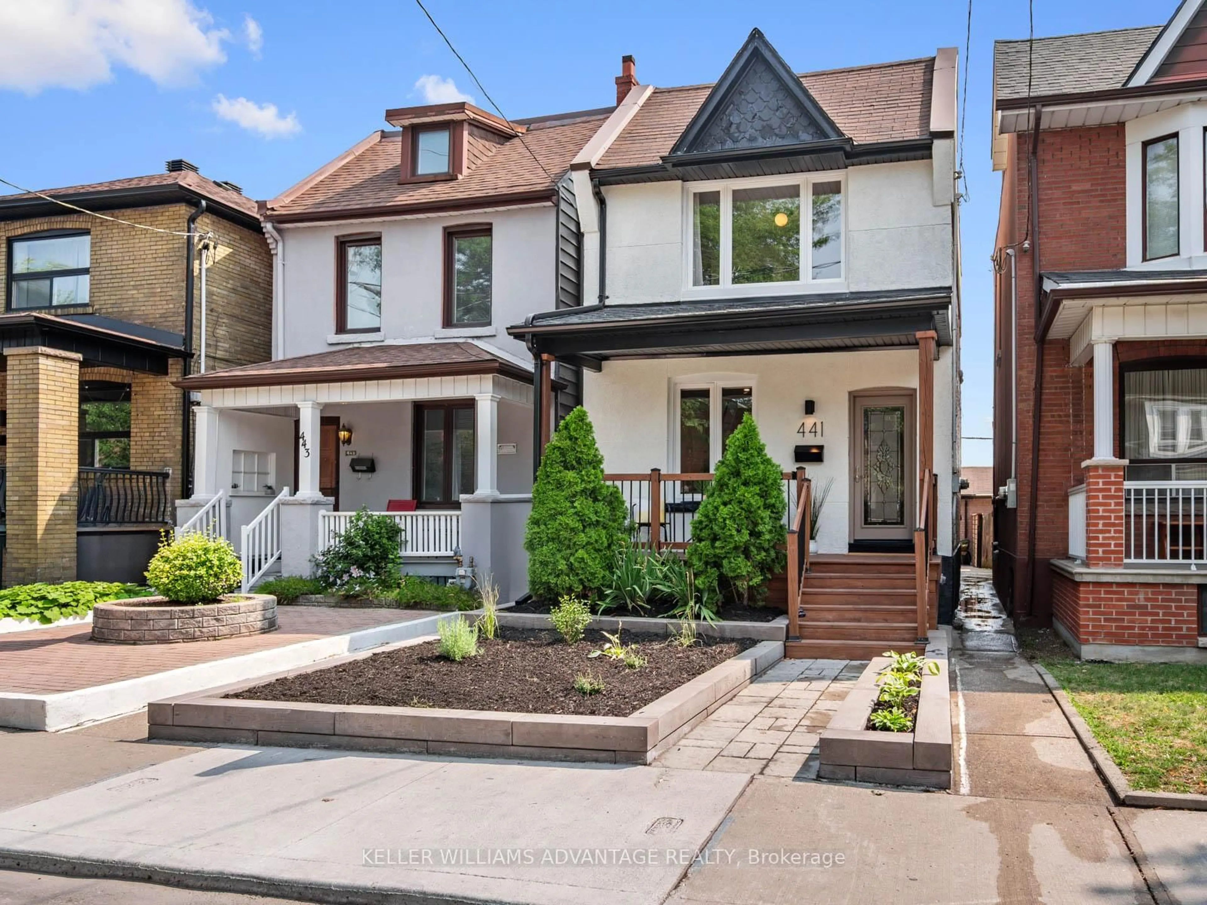 Home with brick exterior material, street for 441 Brock Ave, Toronto Ontario M6H 3N7