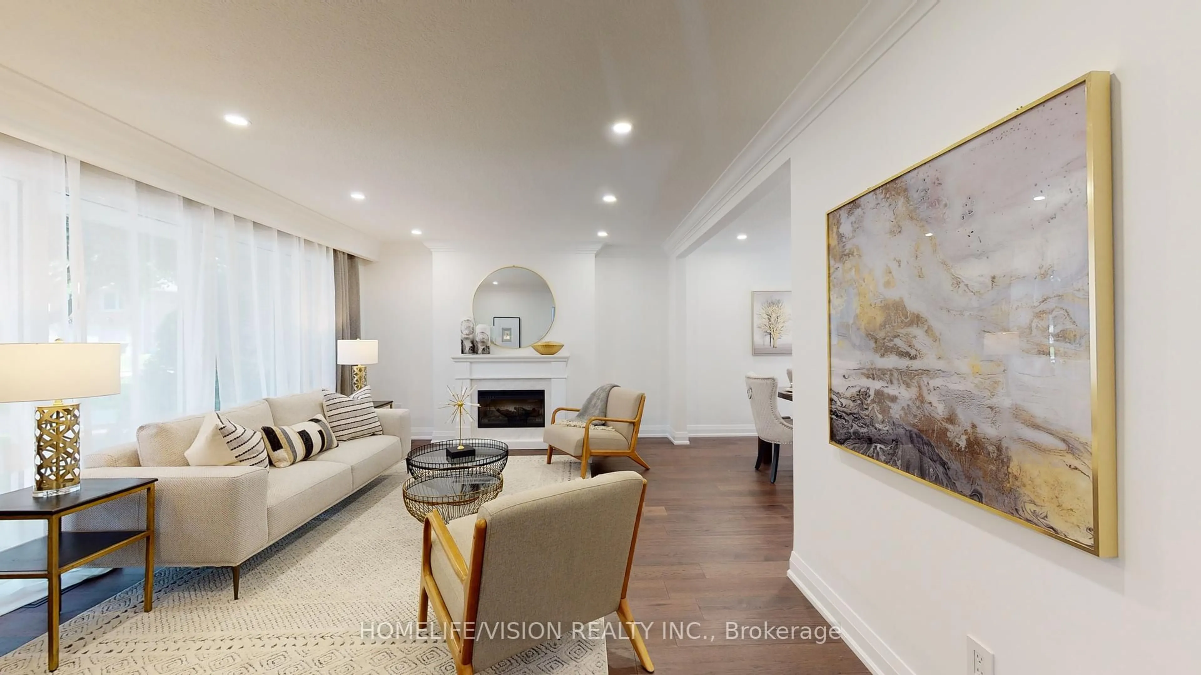 Living room with furniture, unknown for 12 Flaremore Cres, Toronto Ontario M2K 1V1