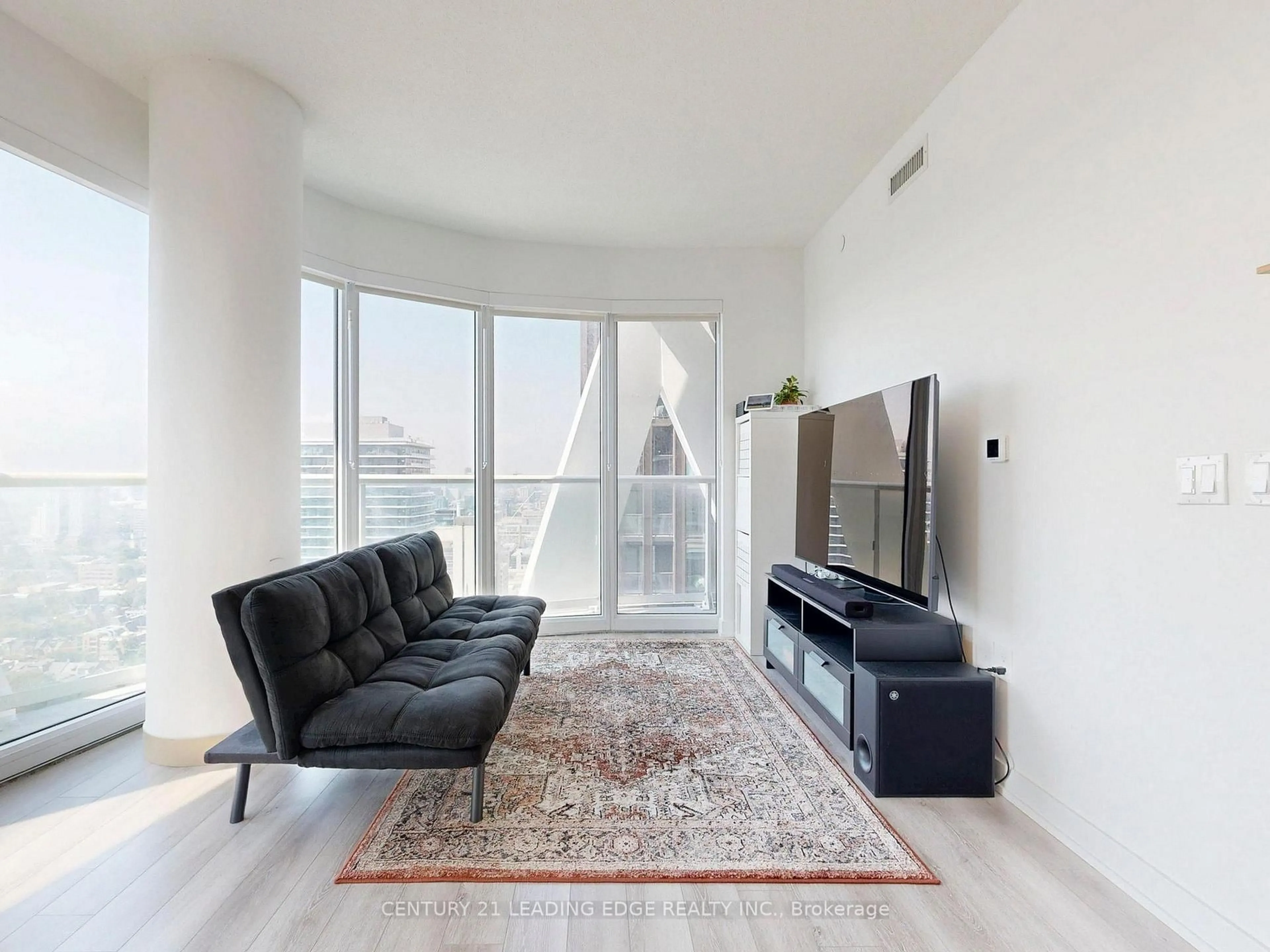 Living room with furniture, unknown for 230 Simcoe St #3019, Toronto Ontario M5T 0G7