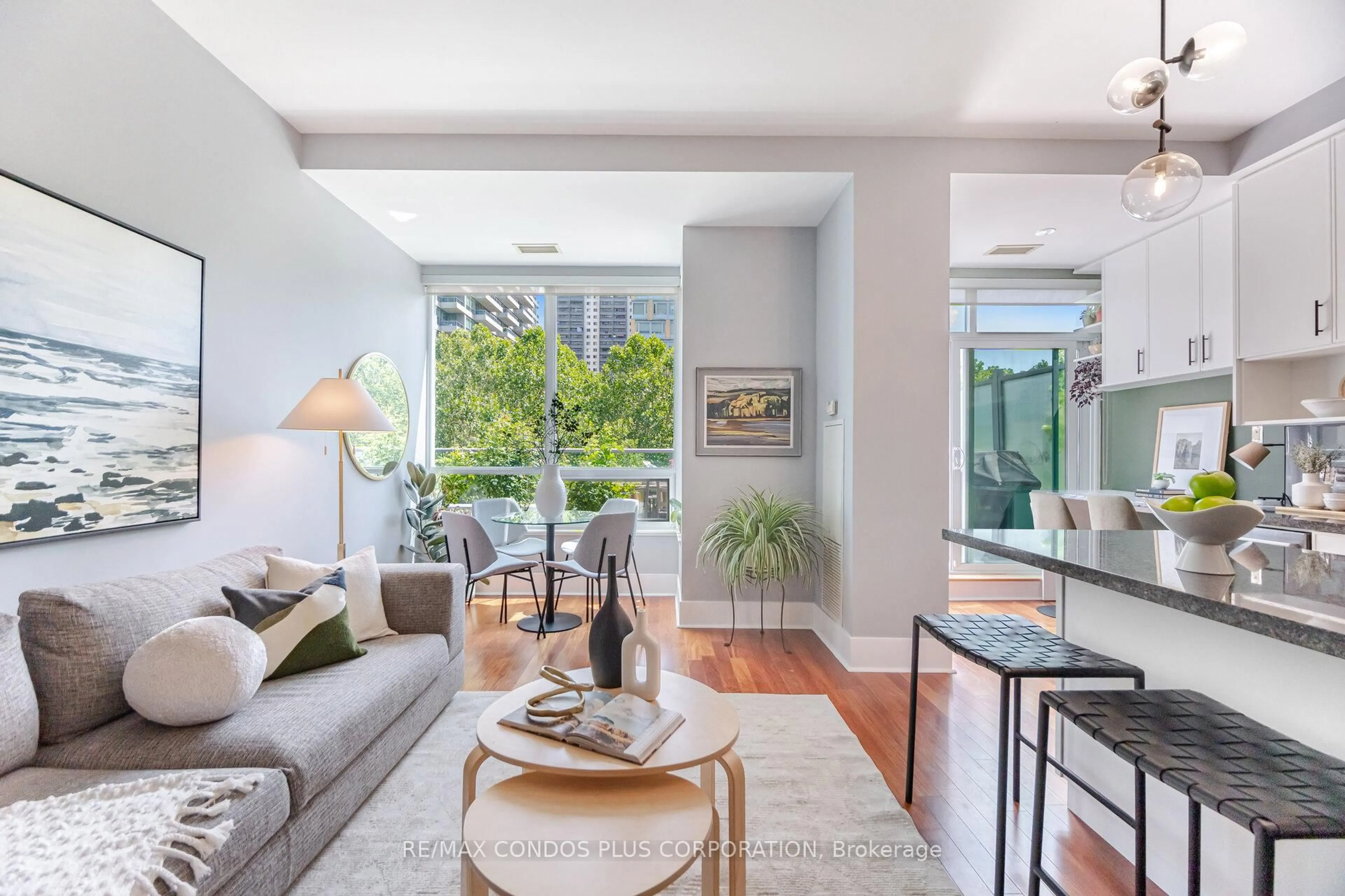 Living room with furniture, unknown for 120 Homewood Ave #319, Toronto Ontario M4Y 2J3