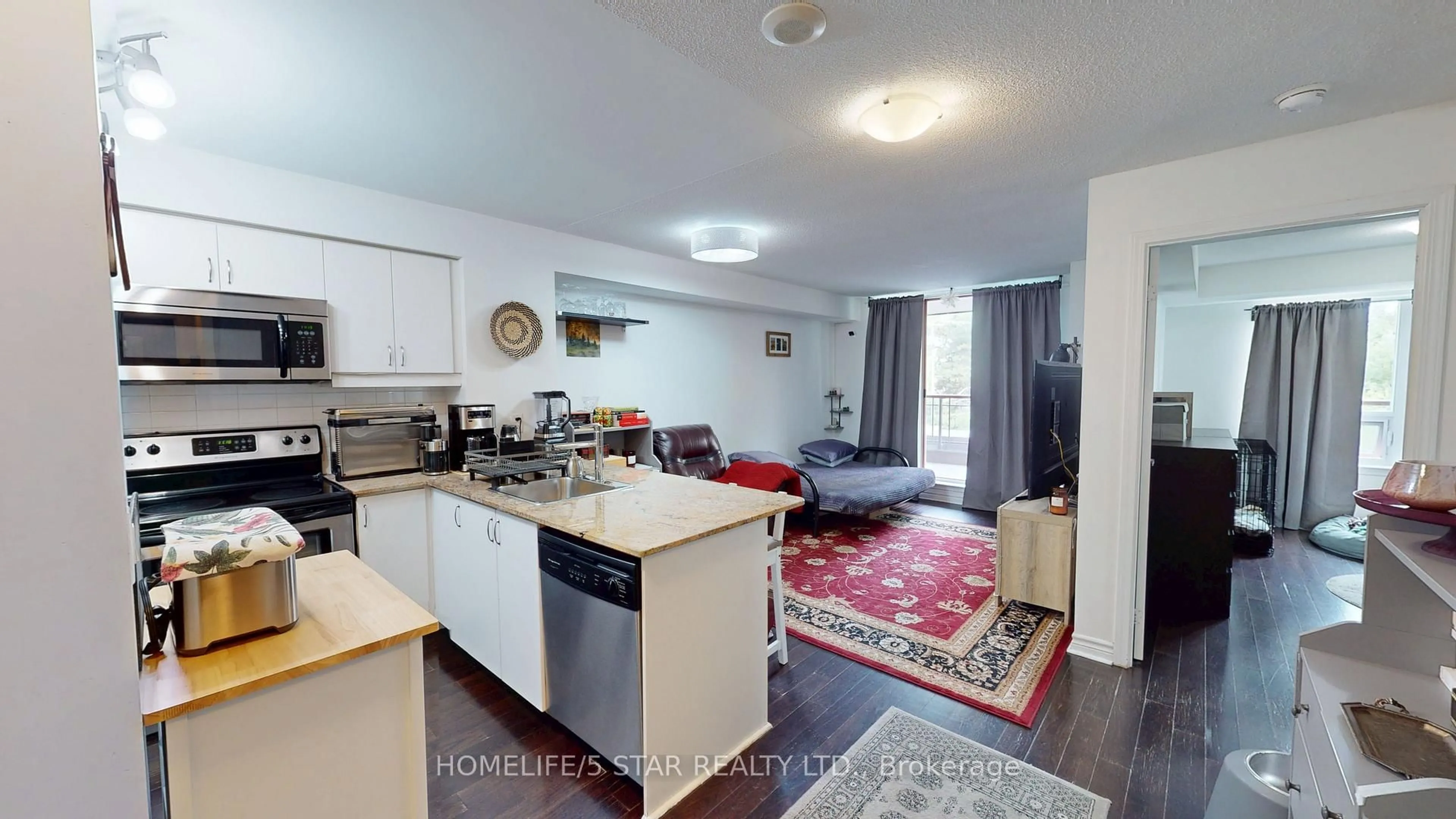 Open concept kitchen, unknown for 27 REAN Dr #319, Toronto Ontario M2K 0A6