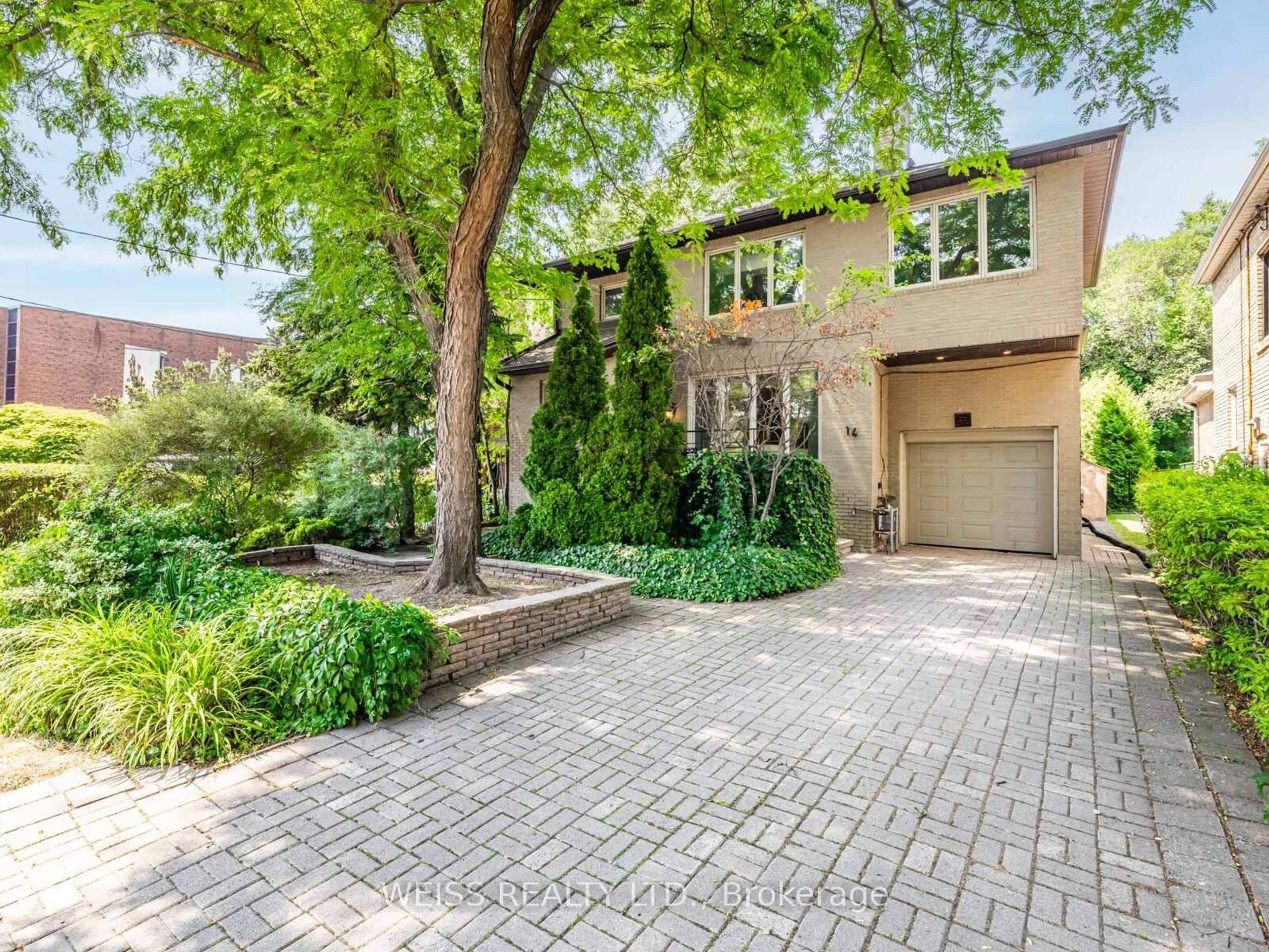 Home with brick exterior material, street for 14 Northmount Ave, Toronto Ontario M3H 1N4