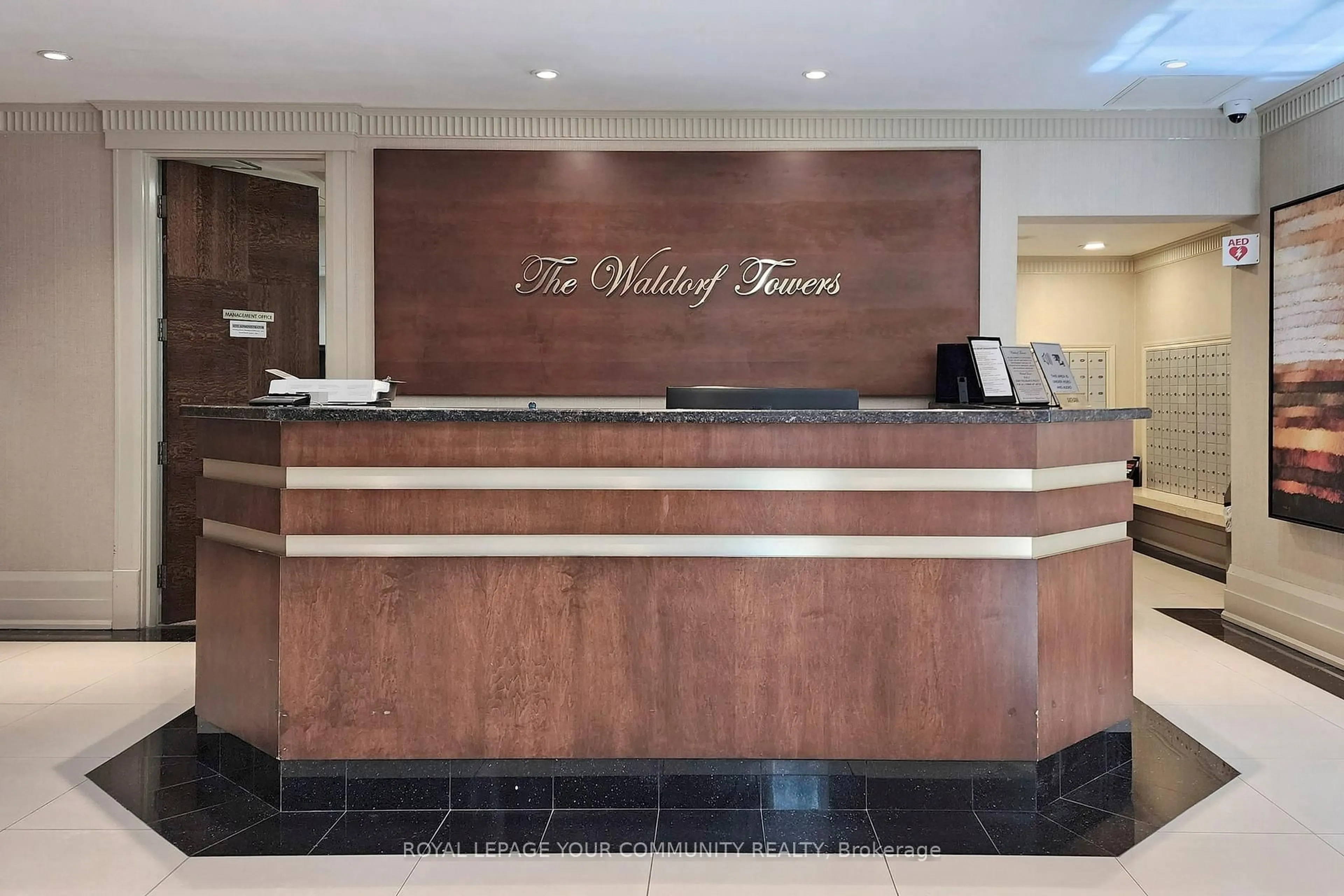 Lobby for 2 Rean Dr #1014, Toronto Ontario M2K 3B8
