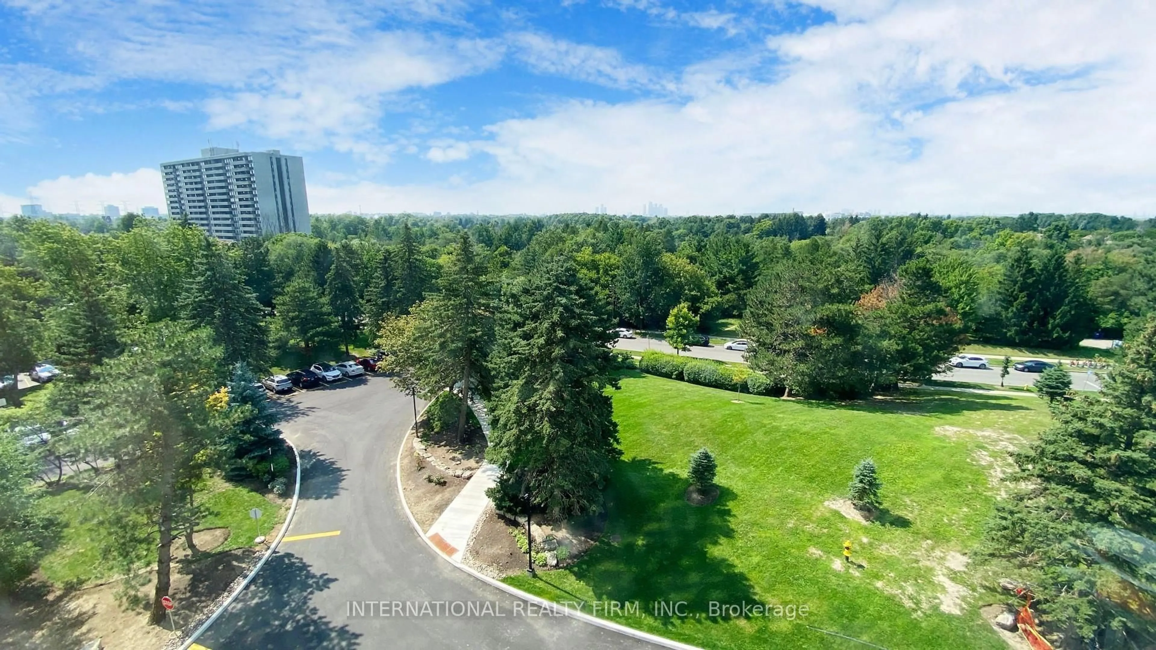 A pic from outside/outdoor area/front of a property/back of a property/a pic from drone, unknown for 133 Torresdale Ave #1804, Toronto Ontario M2R 3T2