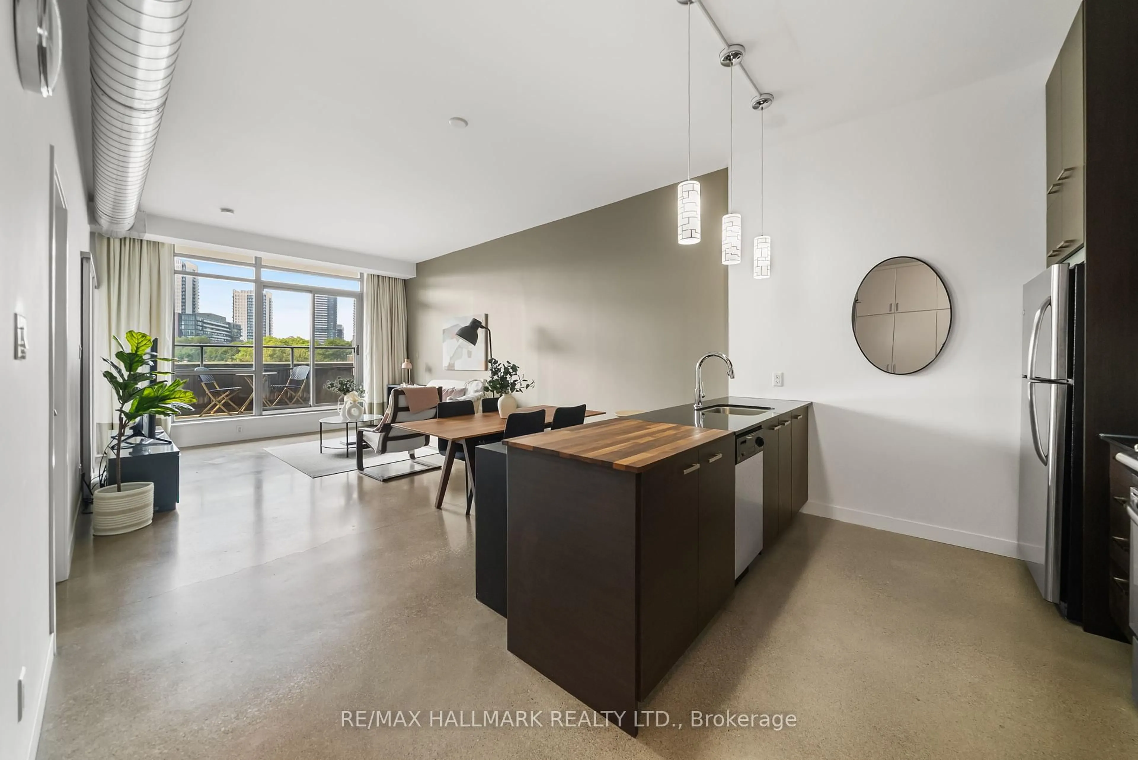 Open concept kitchen, unknown for 569 King St #503, Toronto Ontario M5A 1M5