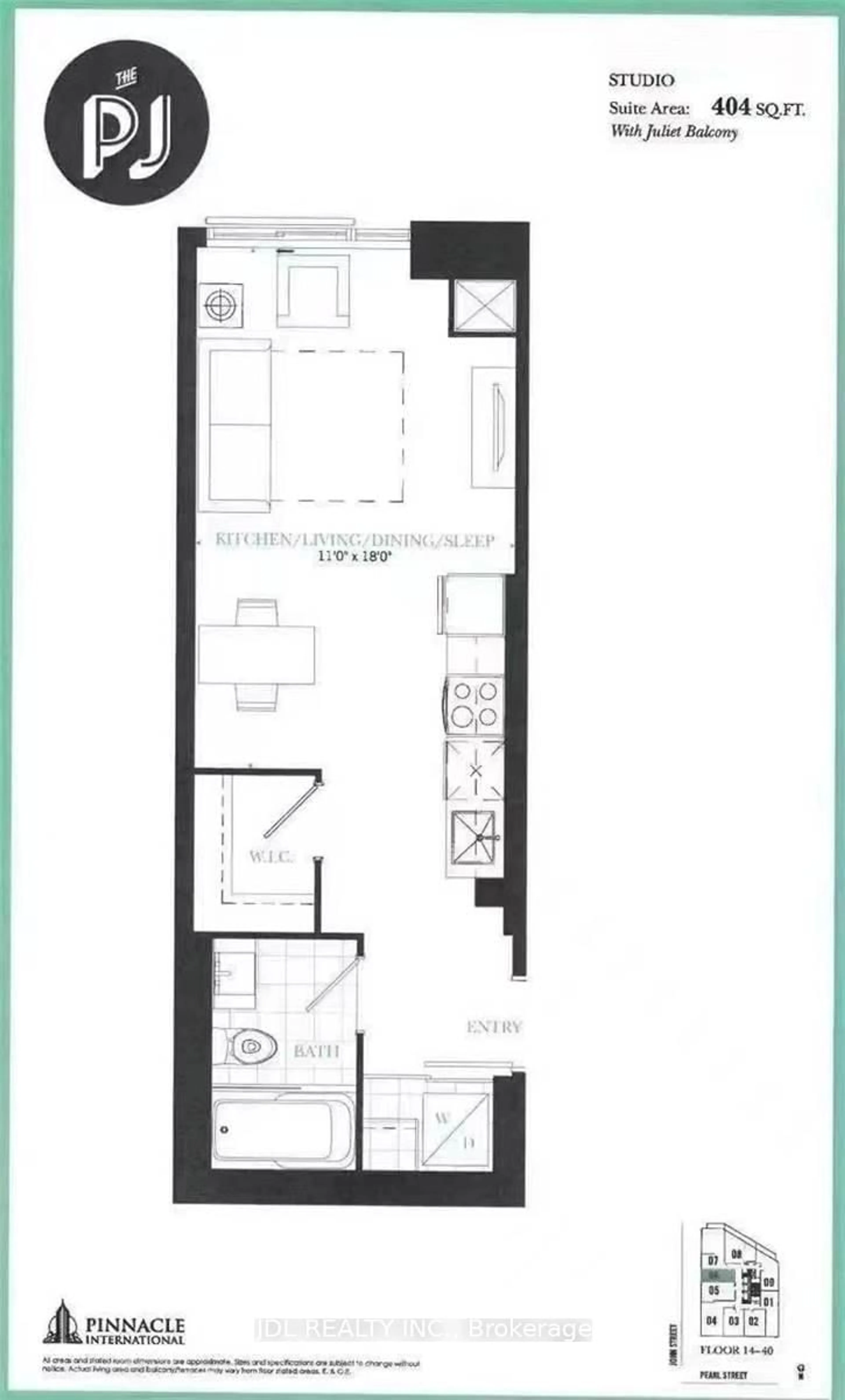 Floor plan for 99 John St #3006, Toronto Ontario M5V 0S6