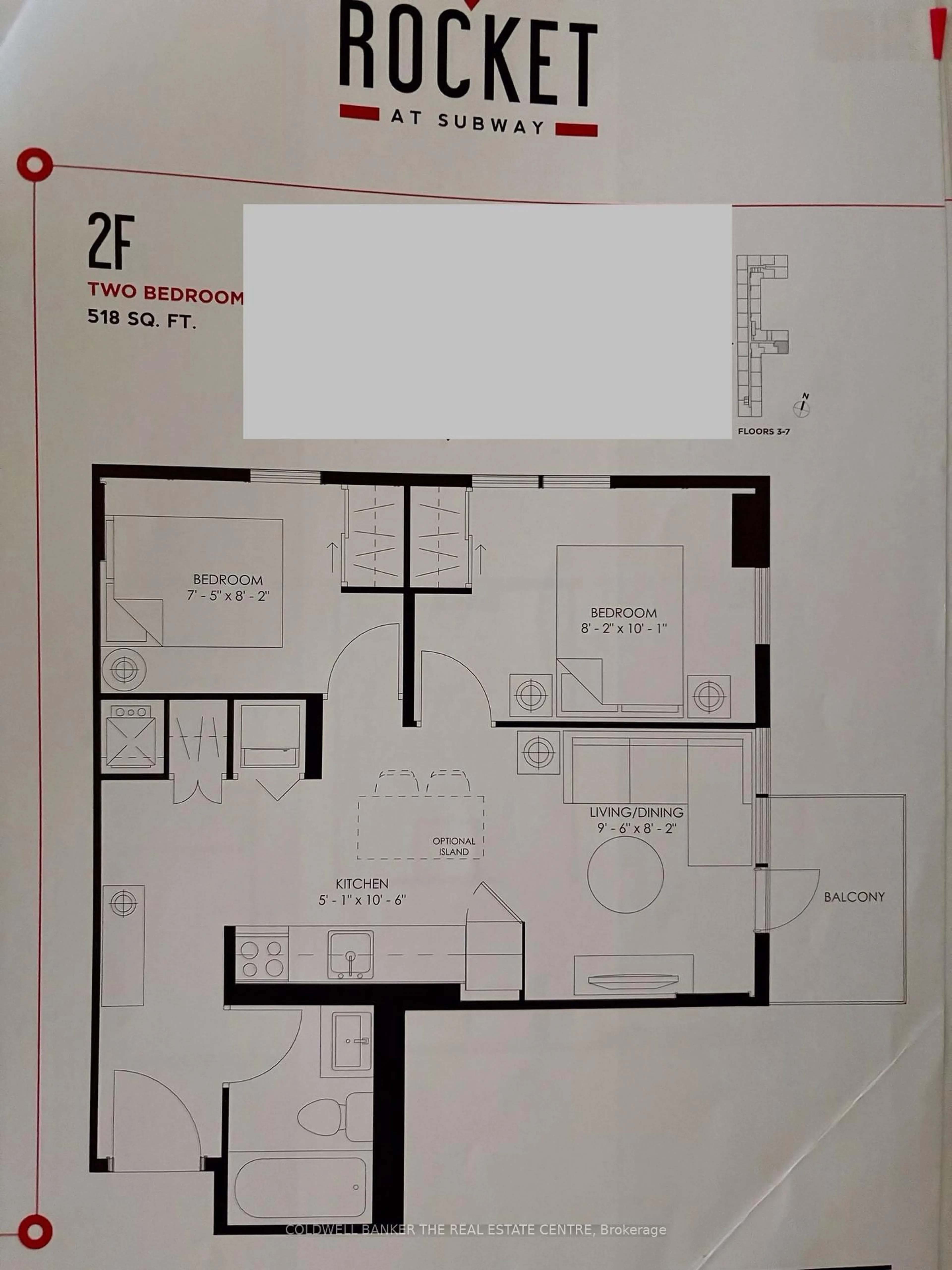 Floor plan for 38 monte kwinter crt Crt #603, Toronto Ontario M3H 0E2