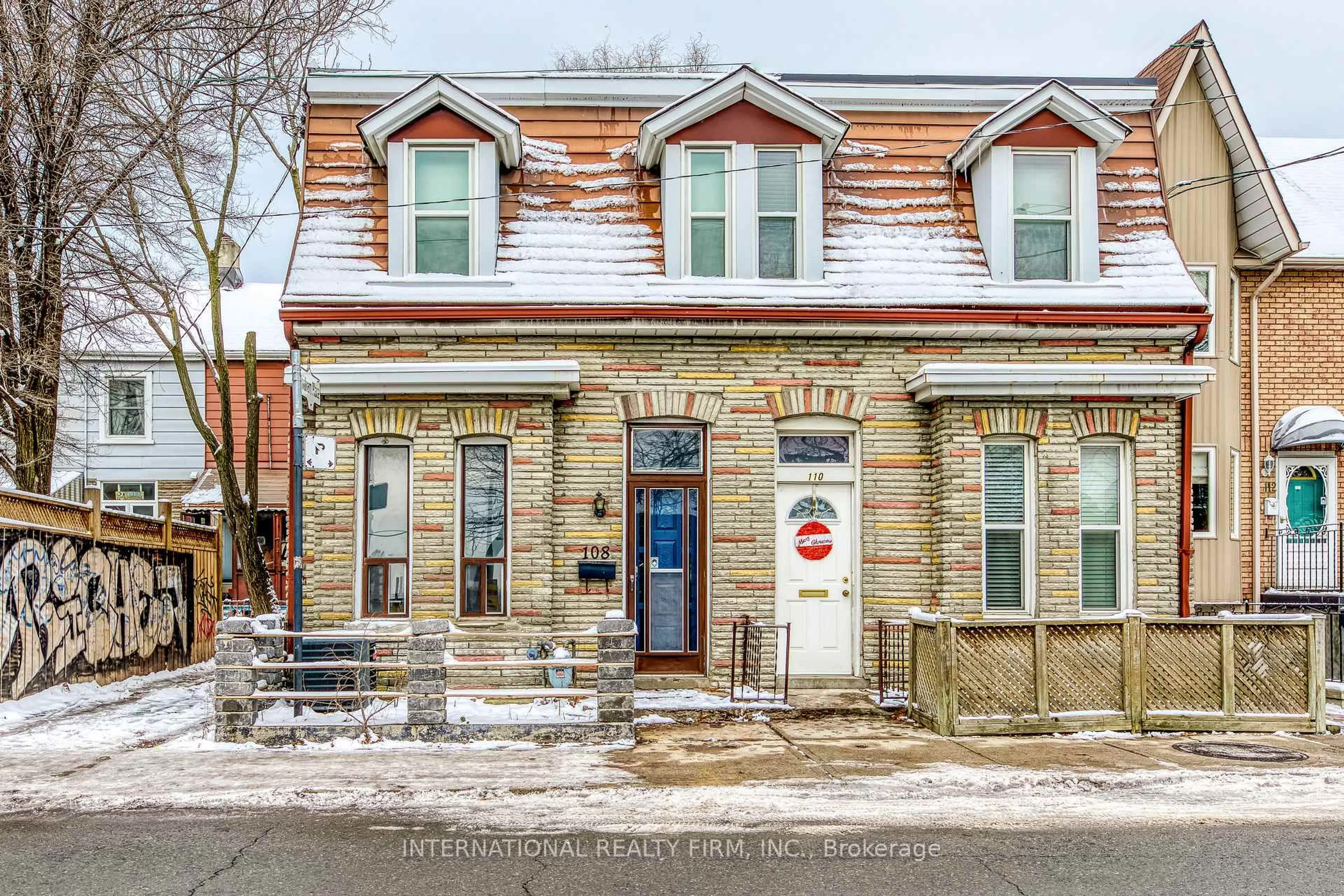Home with brick exterior material, street for 108 Shaw St, Toronto Ontario M6J 2W5