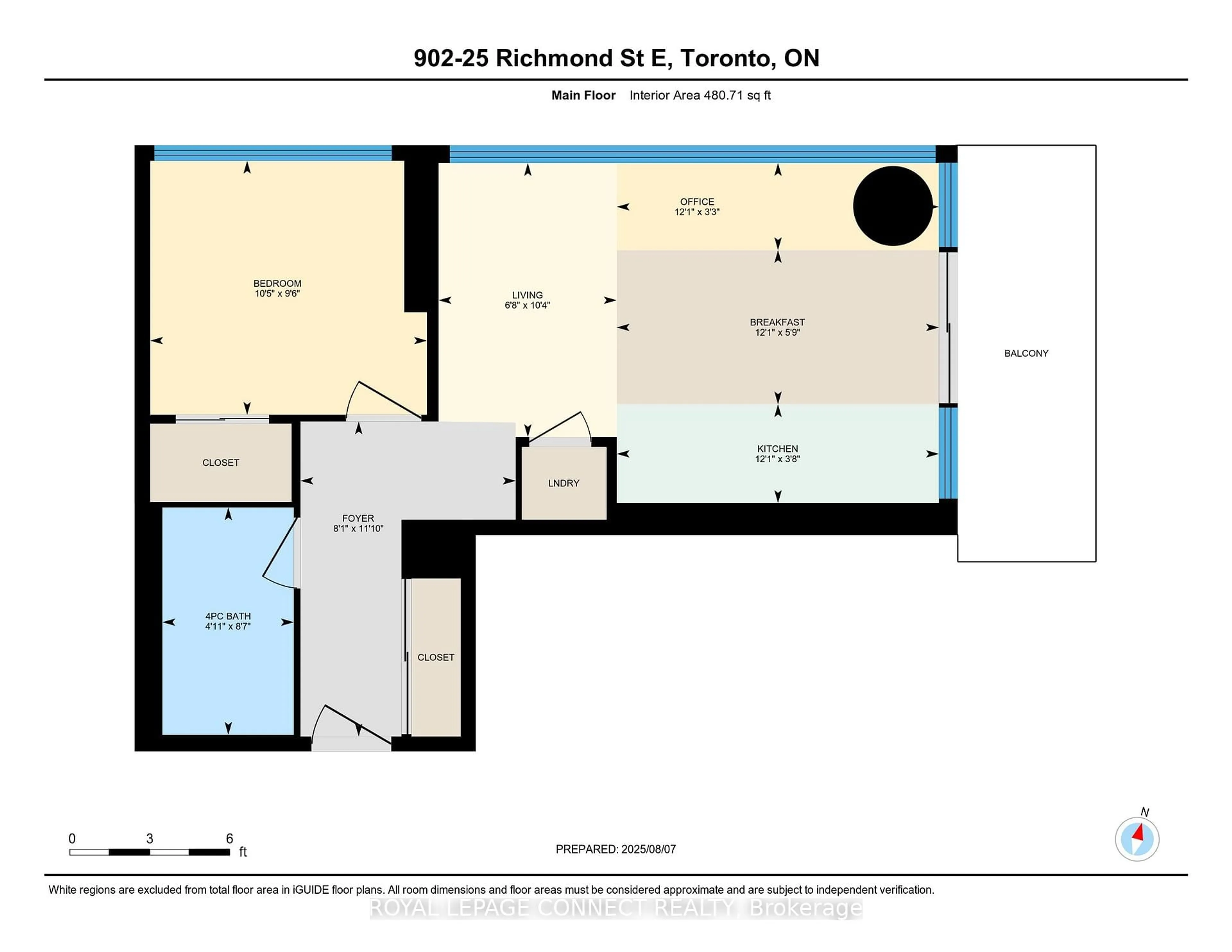 Floor plan for 25 Richmond St #902, Toronto Ontario M5C 0A6