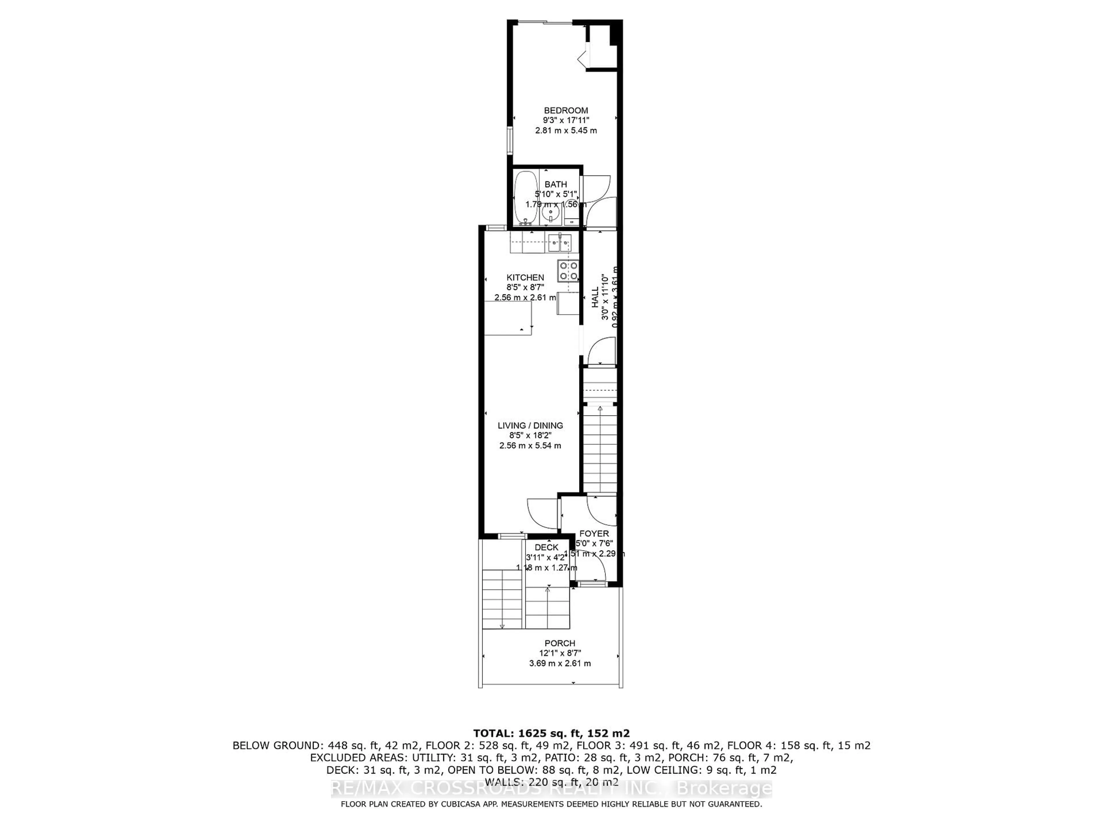 Floor plan for 269 Ontario St, Toronto Ontario M5A 2V6
