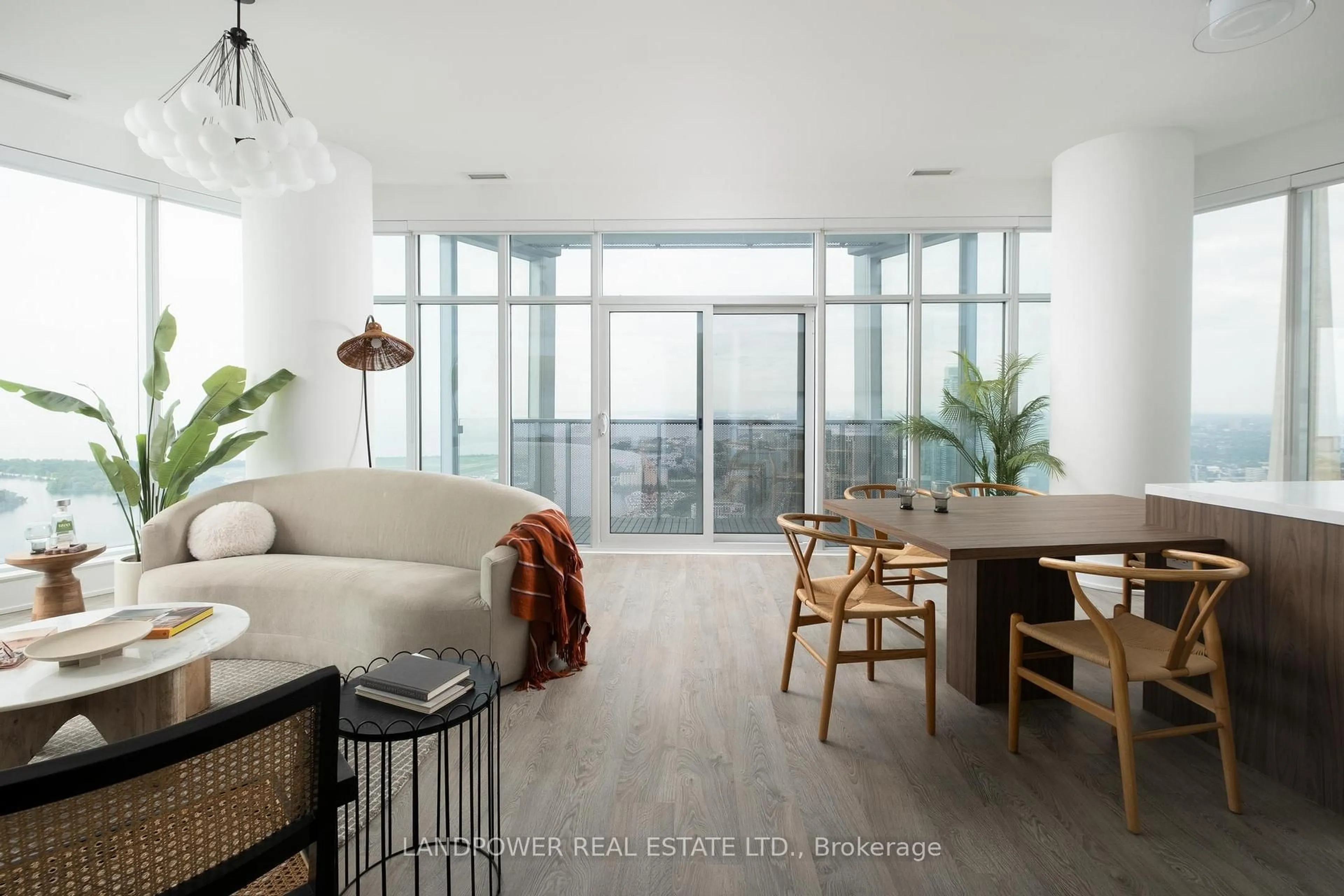 Living room with furniture, unknown for 10 York St #6210, Toronto Ontario M5J 2L9