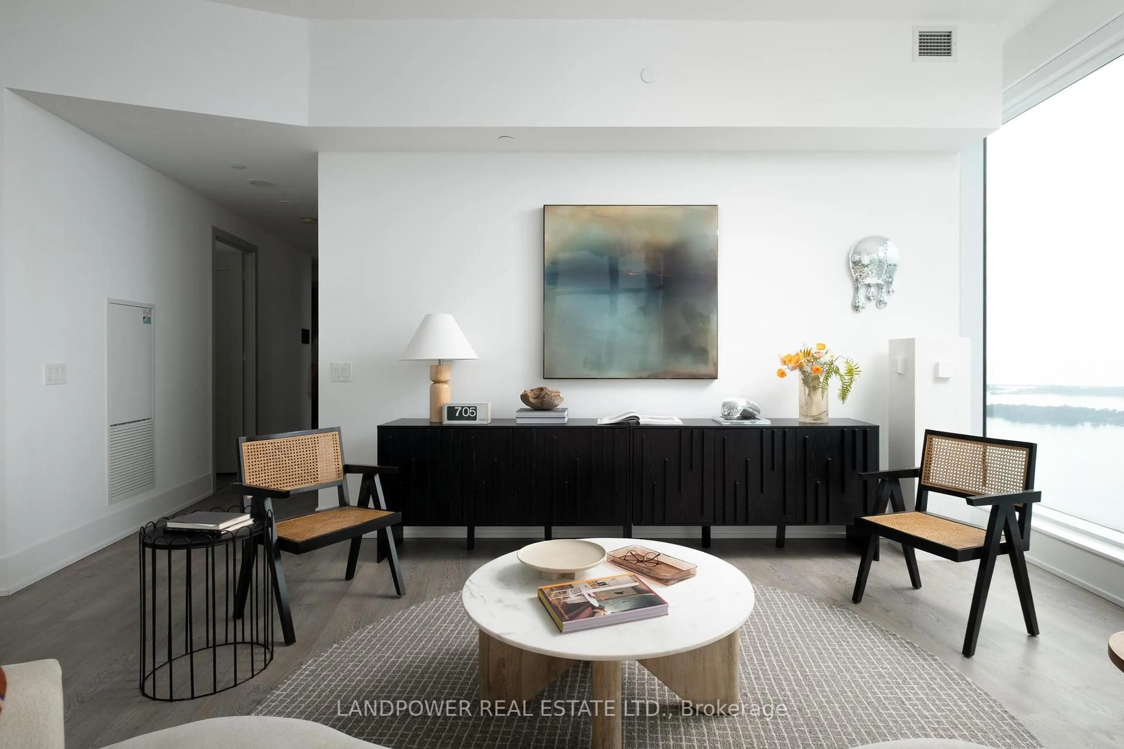 Living room with furniture, unknown for 10 York St #6210, Toronto Ontario M5J 2L9