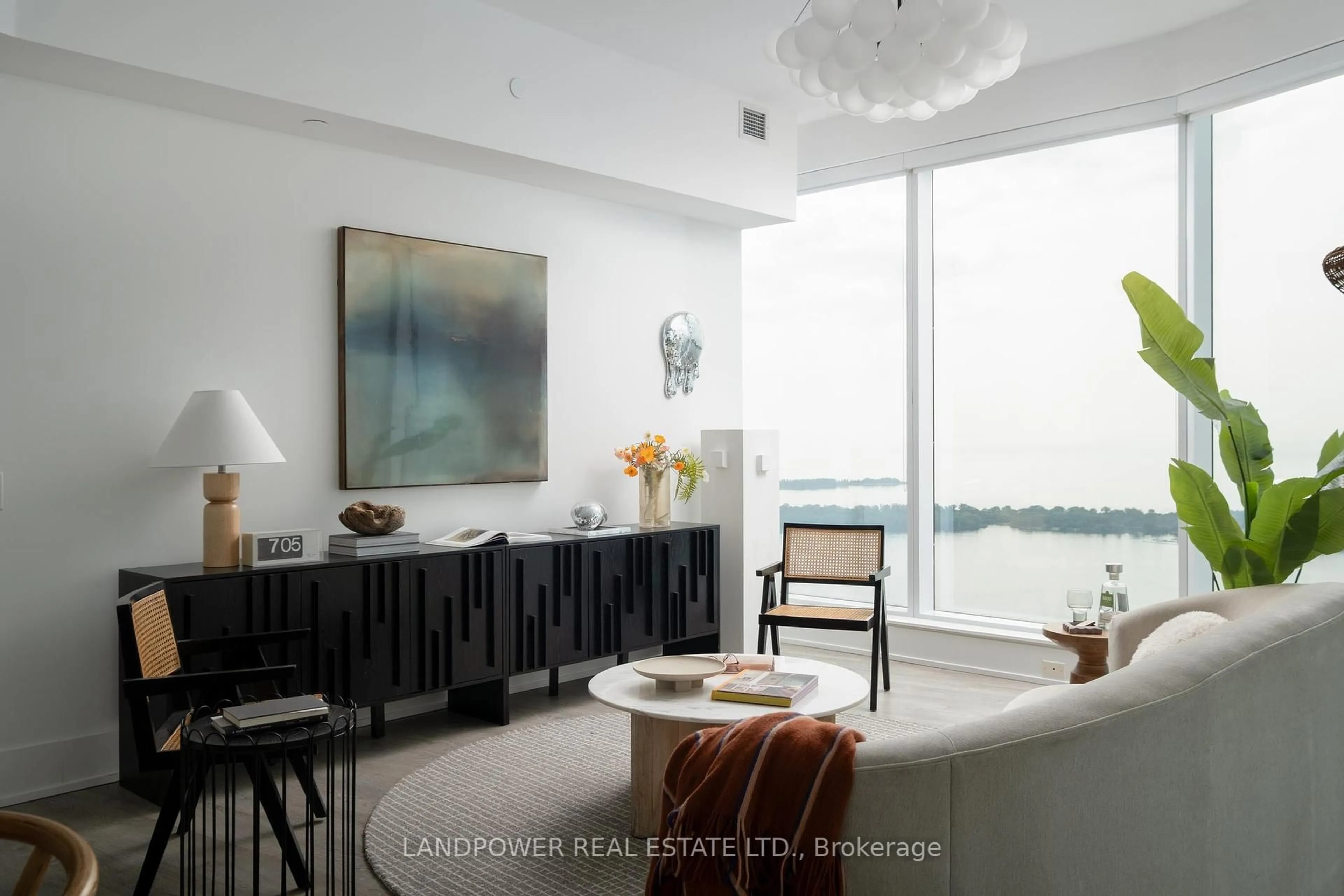 Living room with furniture, unknown for 10 York St #6210, Toronto Ontario M5J 2L9