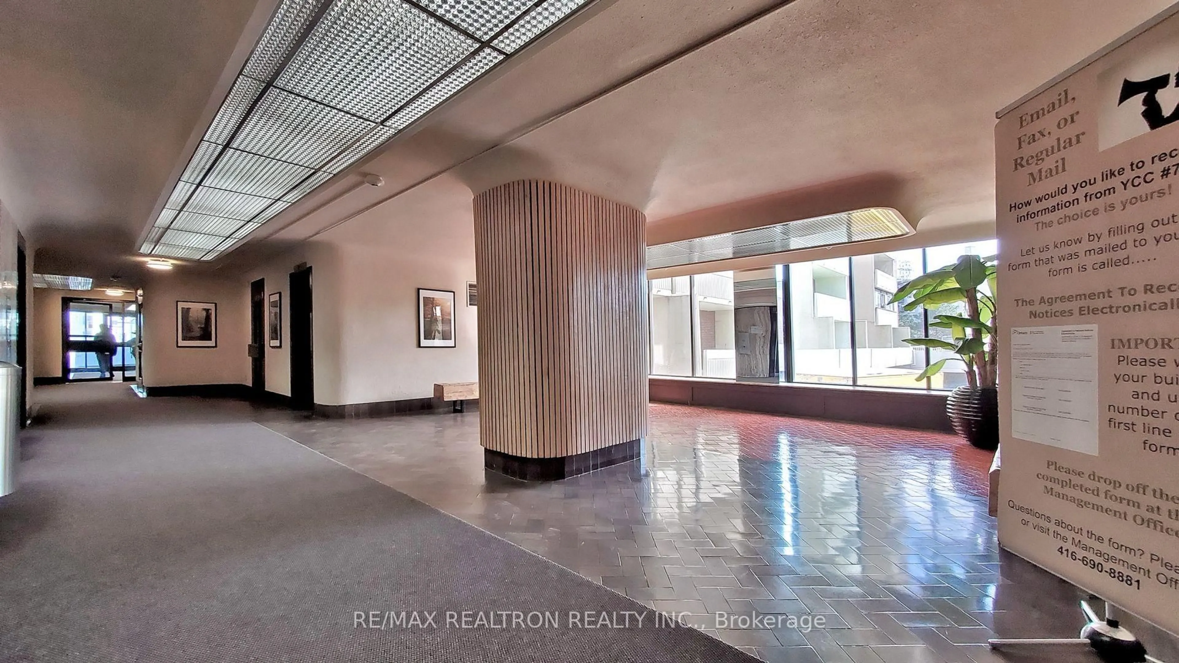 Lobby for 1 Massey Sq #2419, Toronto Ontario M4C 5L4