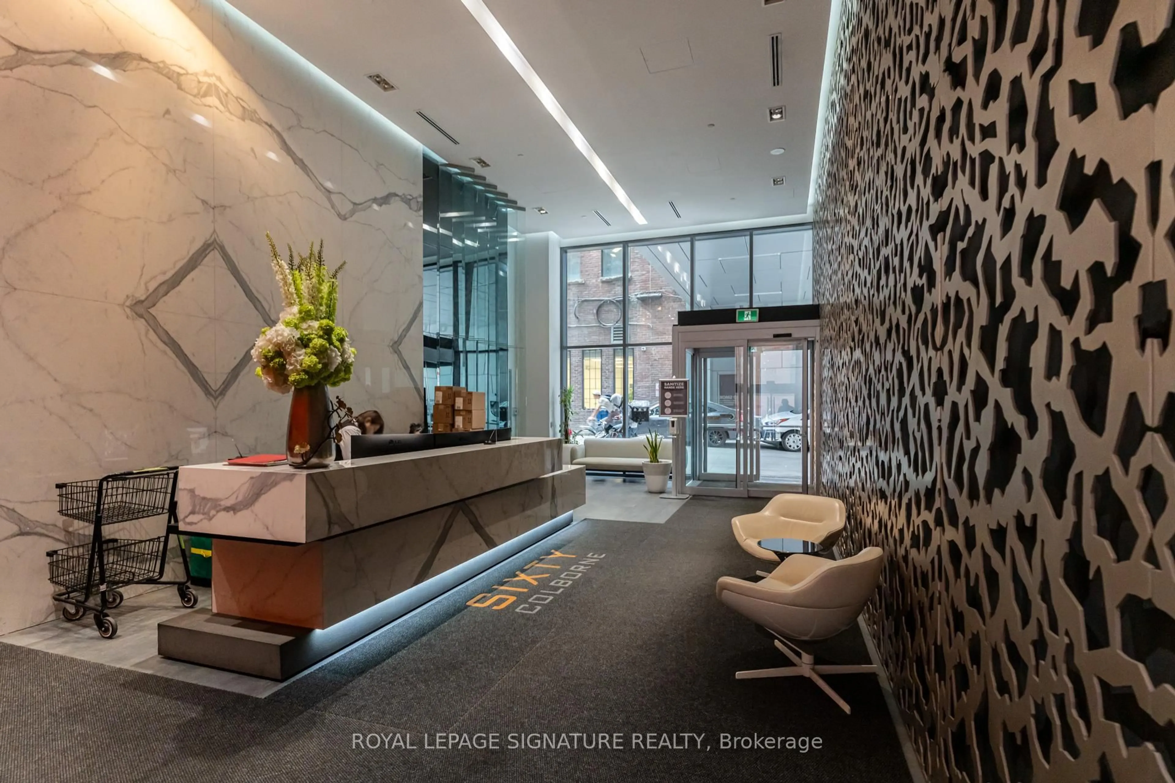 Lobby for 60 Colborne St #1107, Toronto Ontario N0B 1S0