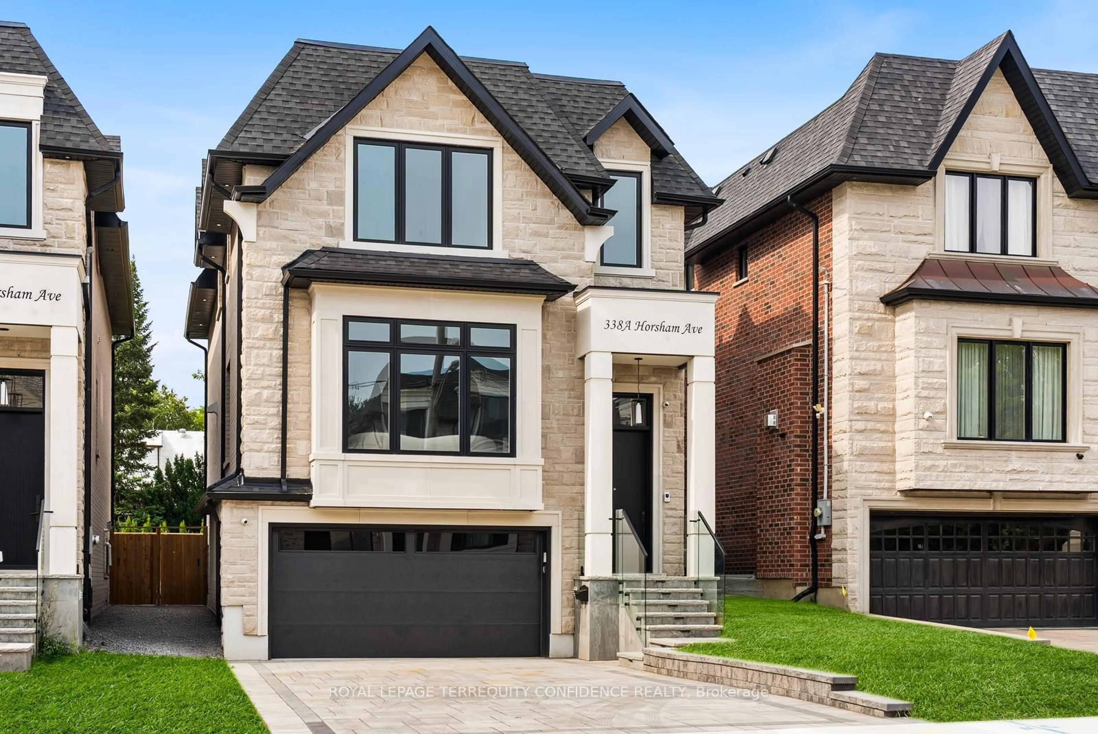Home with brick exterior material, street for 338A Horsham Ave, Toronto Ontario M2R 1G6