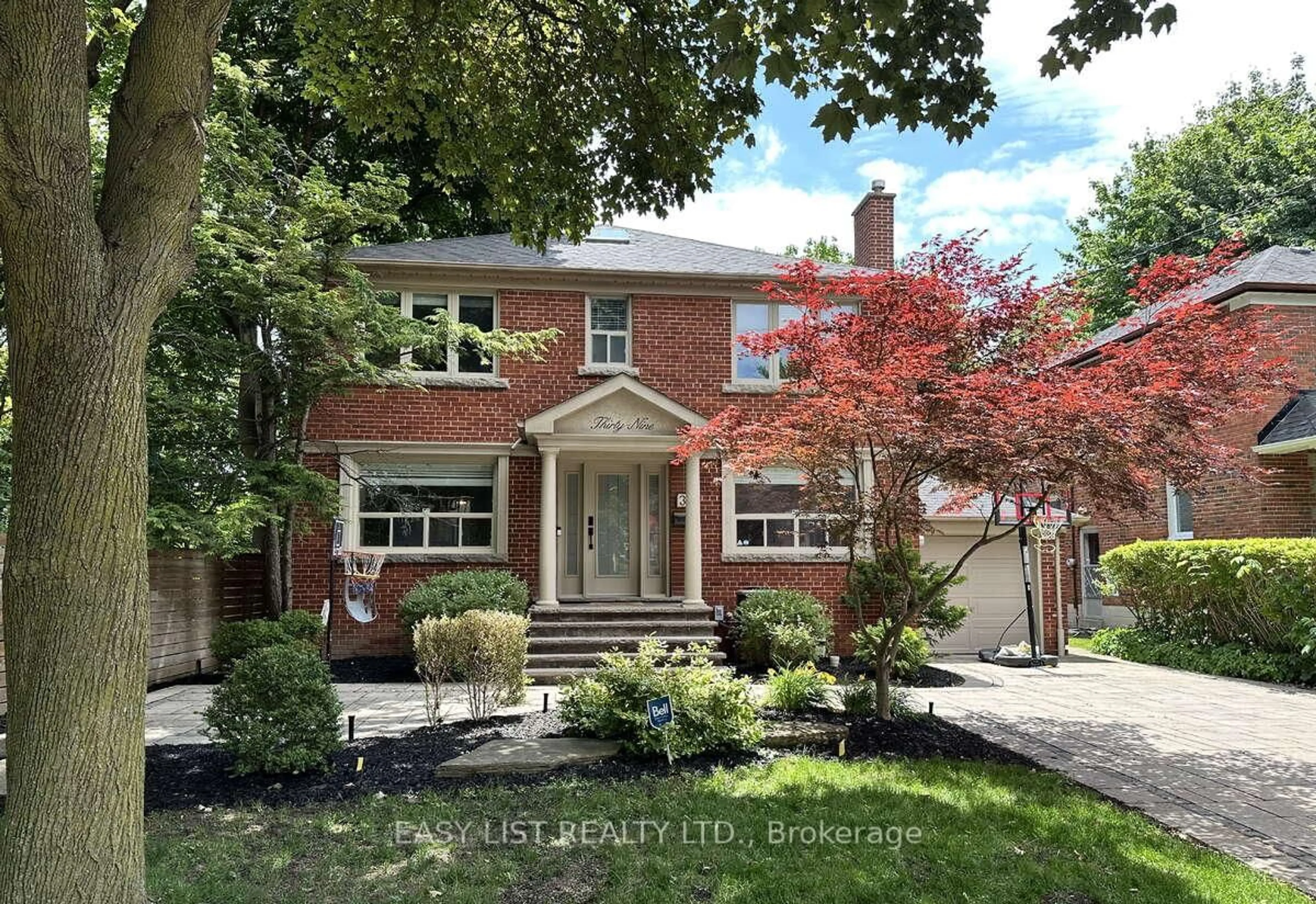 Home with brick exterior material, street for 39 Romney Rd, Toronto Ontario M3H 1H4