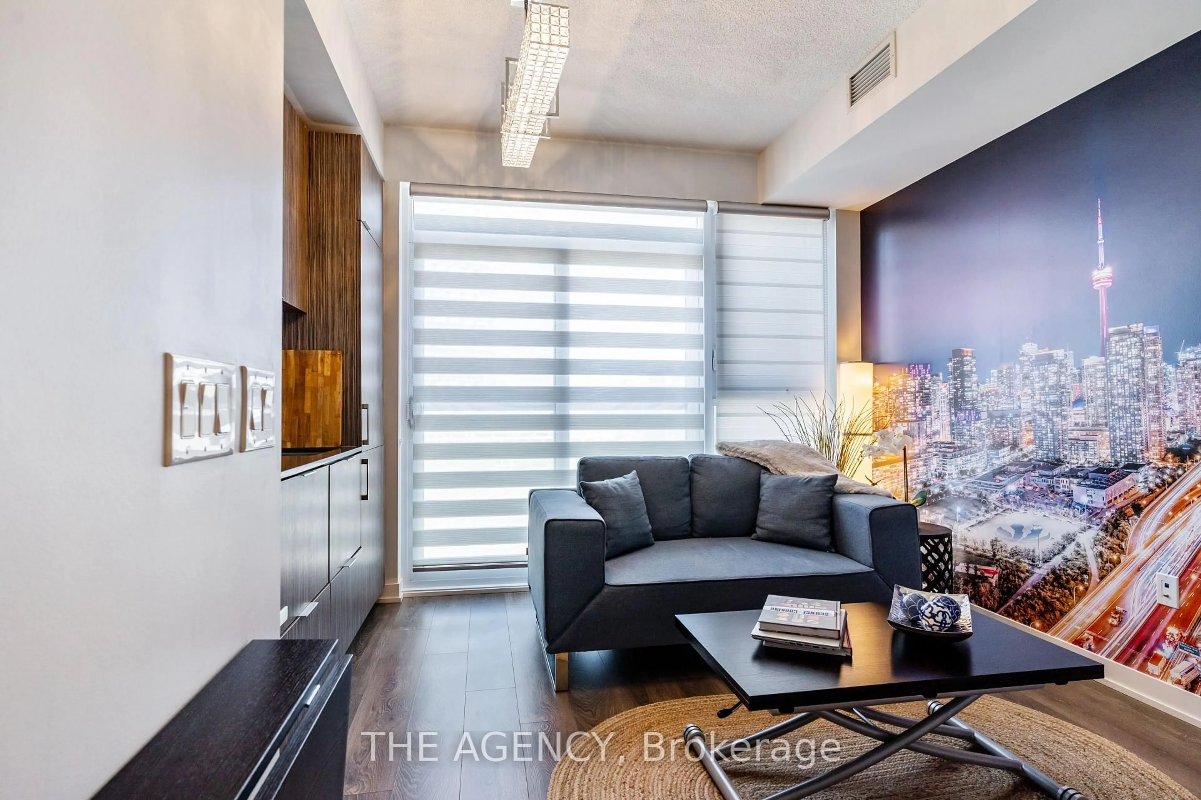 Living room with furniture, unknown for 20 Richardson St #606, Toronto Ontario M5A 0S6