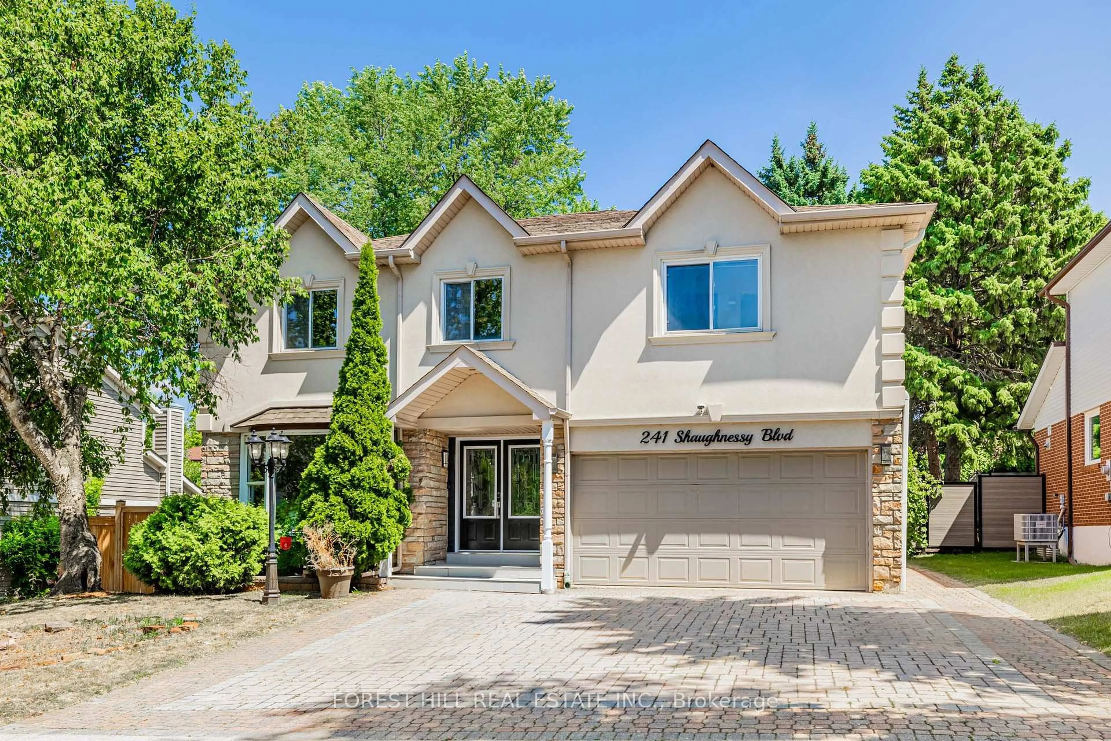 Home with brick exterior material, street for 241 Shaughnessy Blvd, Toronto Ontario M2J 1K5