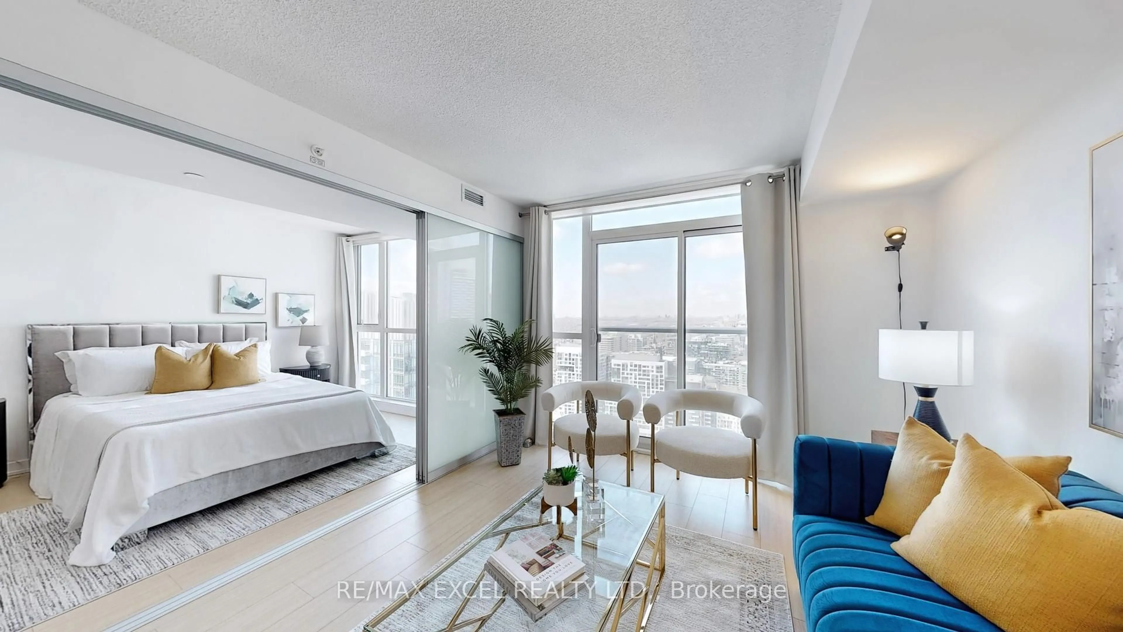 Living room with furniture, unknown for 85 Queens Wharf Rd #3911, Toronto Ontario M5V 0J9