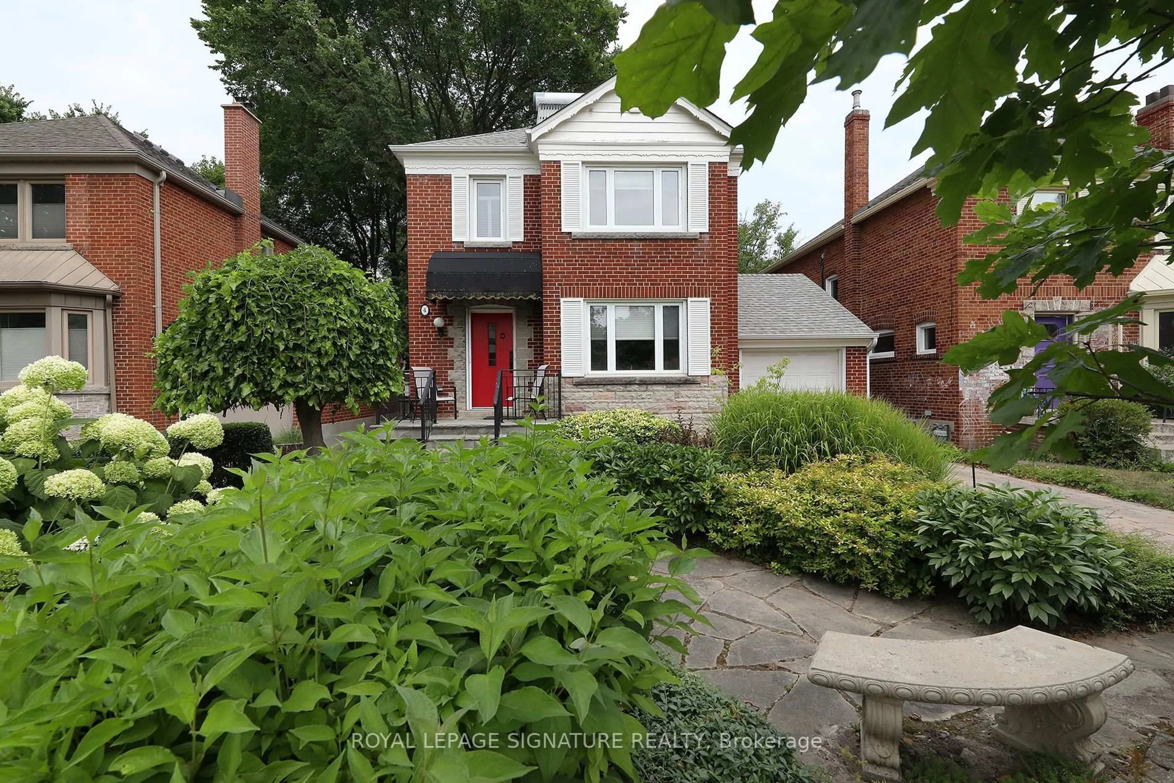 Home with brick exterior material, street for 4 Aldburn Rd, Toronto Ontario M6C 2K3
