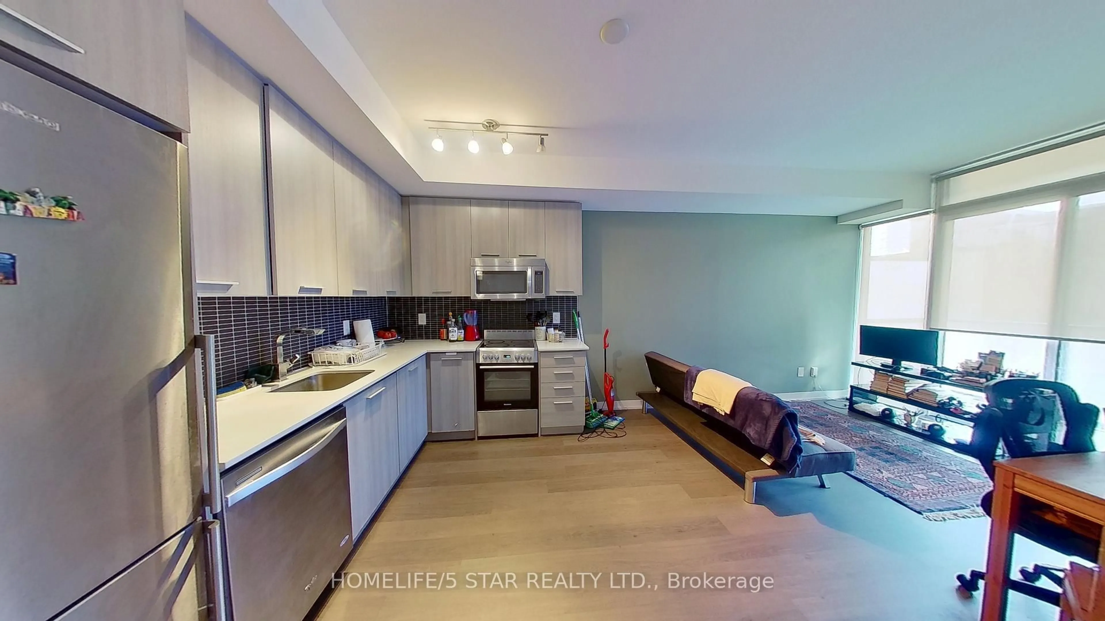 Open concept kitchen, unknown for 105 George St #302, Toronto Ontario M5A 0L4