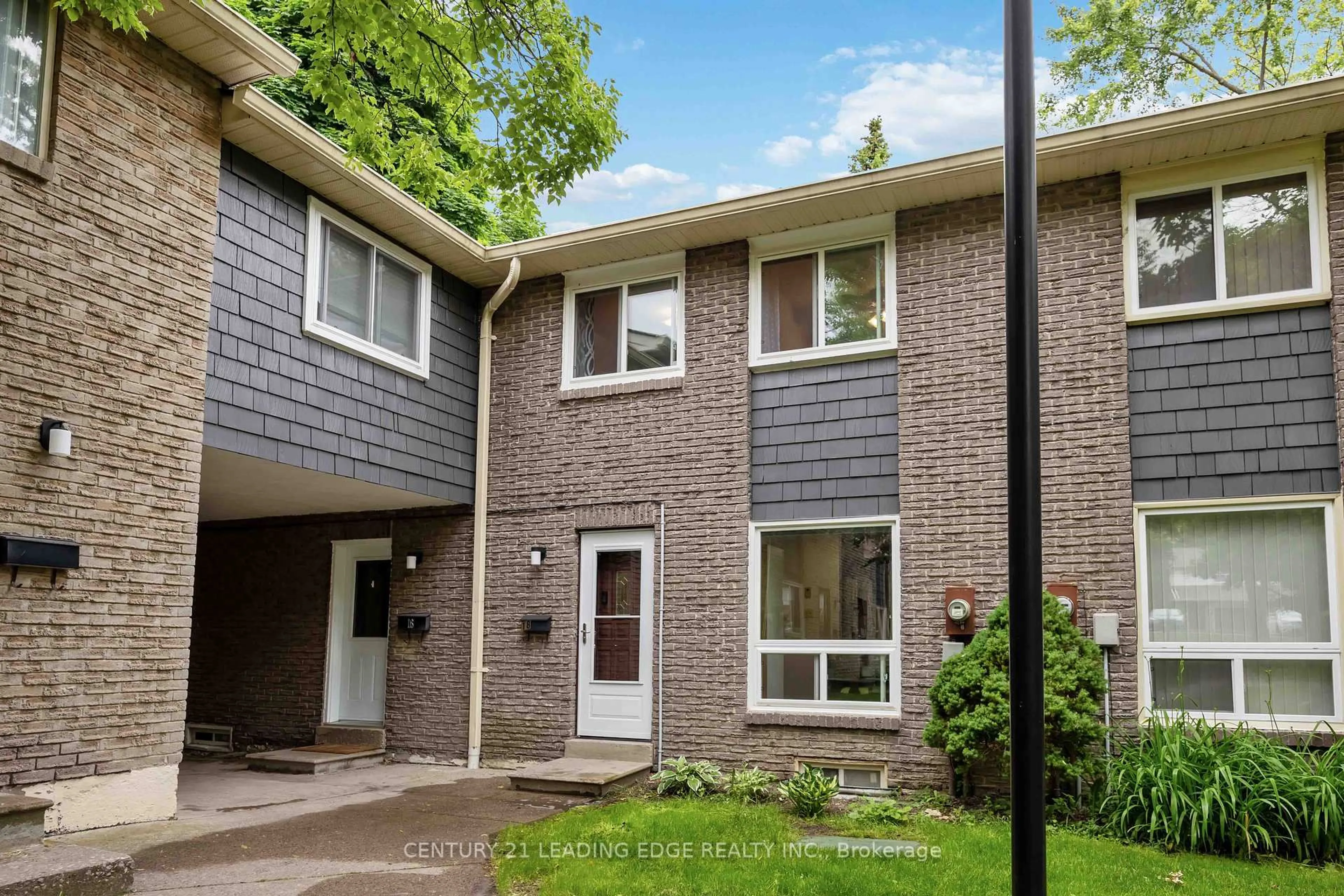 Home with brick exterior material, street for 18 Rock Fern Way, Toronto Ontario M2J 4N2