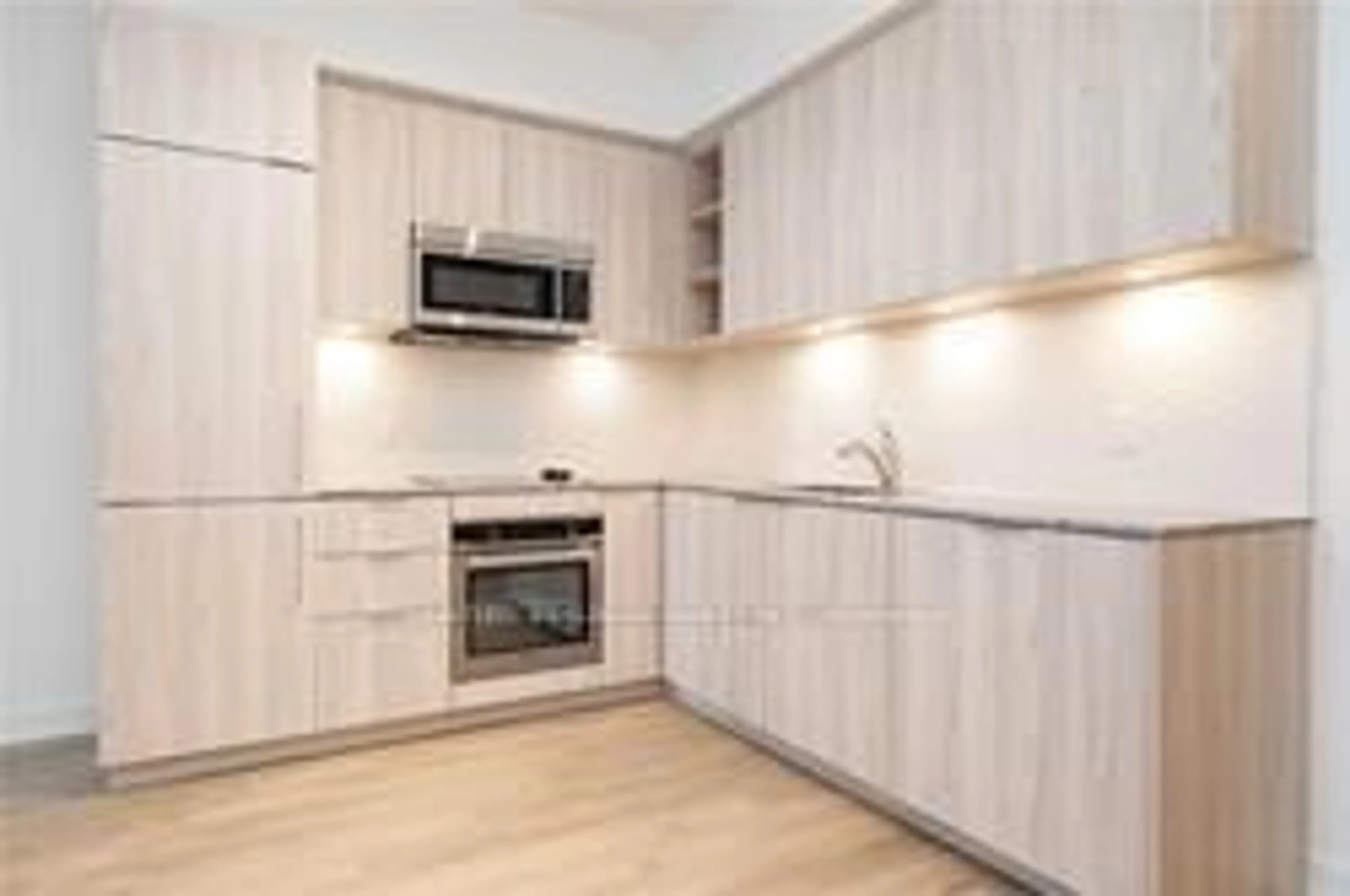 Standard kitchen, wood/laminate floor for 50 Ordnance St #2305, Toronto Ontario M6K 1A2