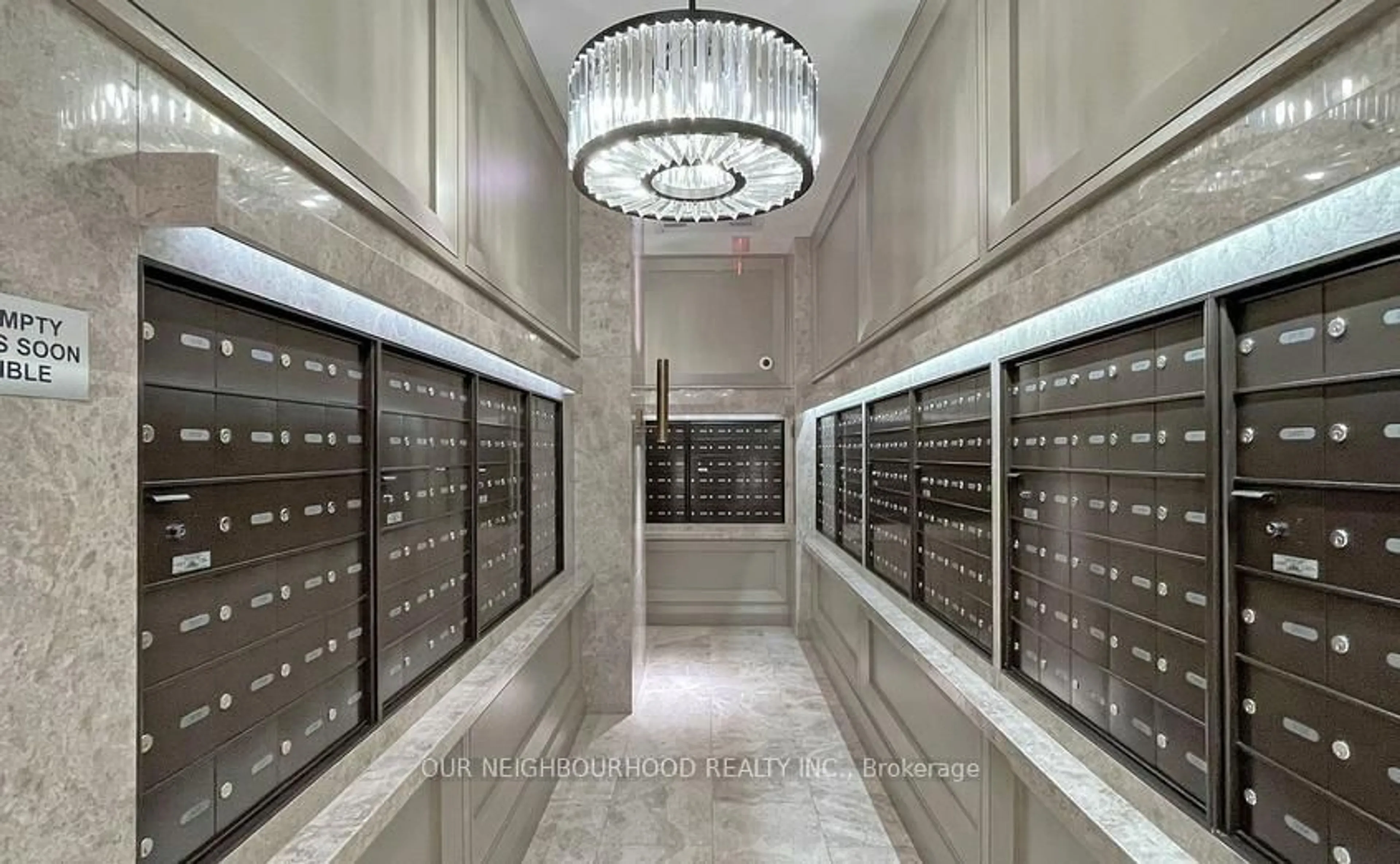 Indoor foyer for 155 Yorkville Ave #1210, Toronto Ontario M5R 0B4