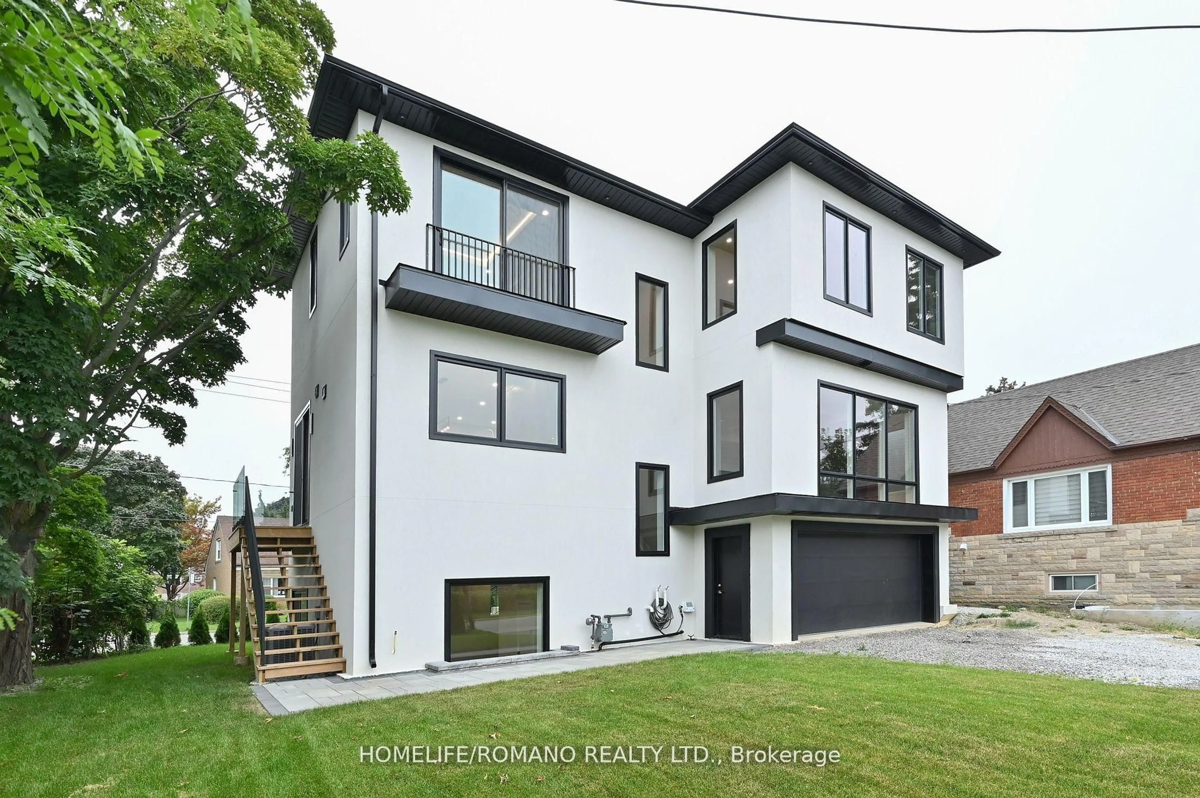 Home with brick exterior material, street for 19 King High Ave, Toronto Ontario M3H 3A8