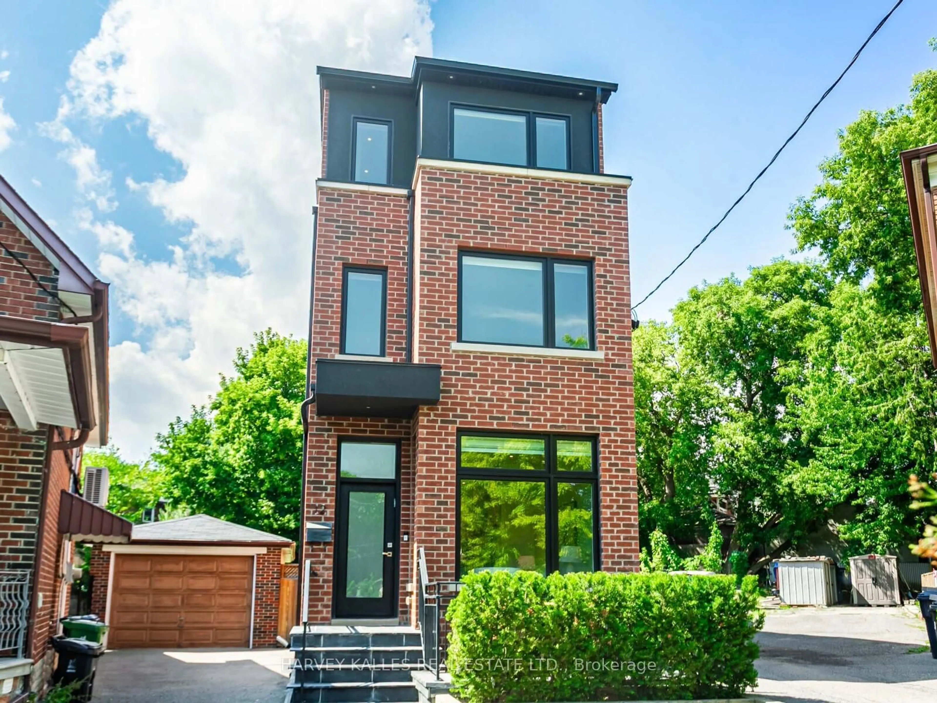 Home with brick exterior material, street for 12 Coates Ave, Toronto Ontario M6C 1K7