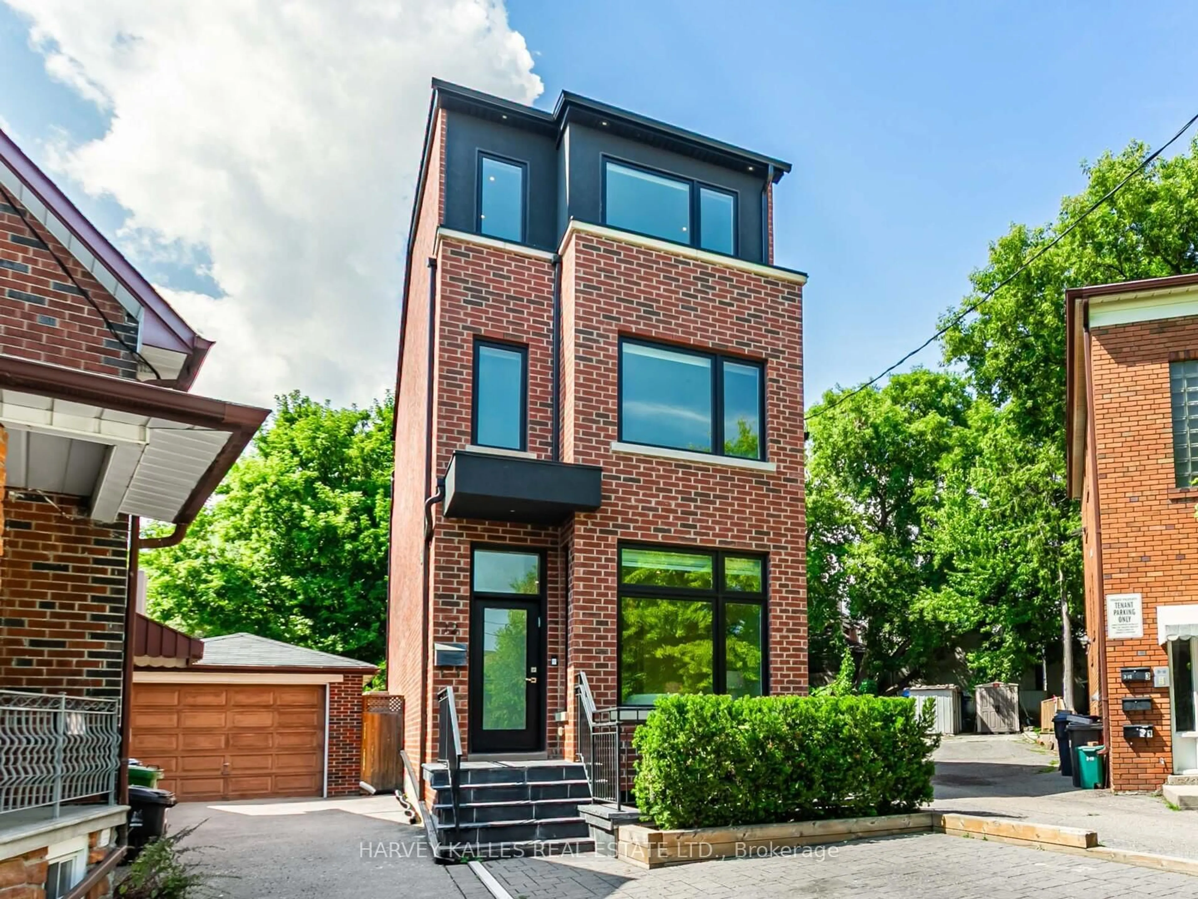 Home with brick exterior material, street for 12 Coates Ave, Toronto Ontario M6C 1K7