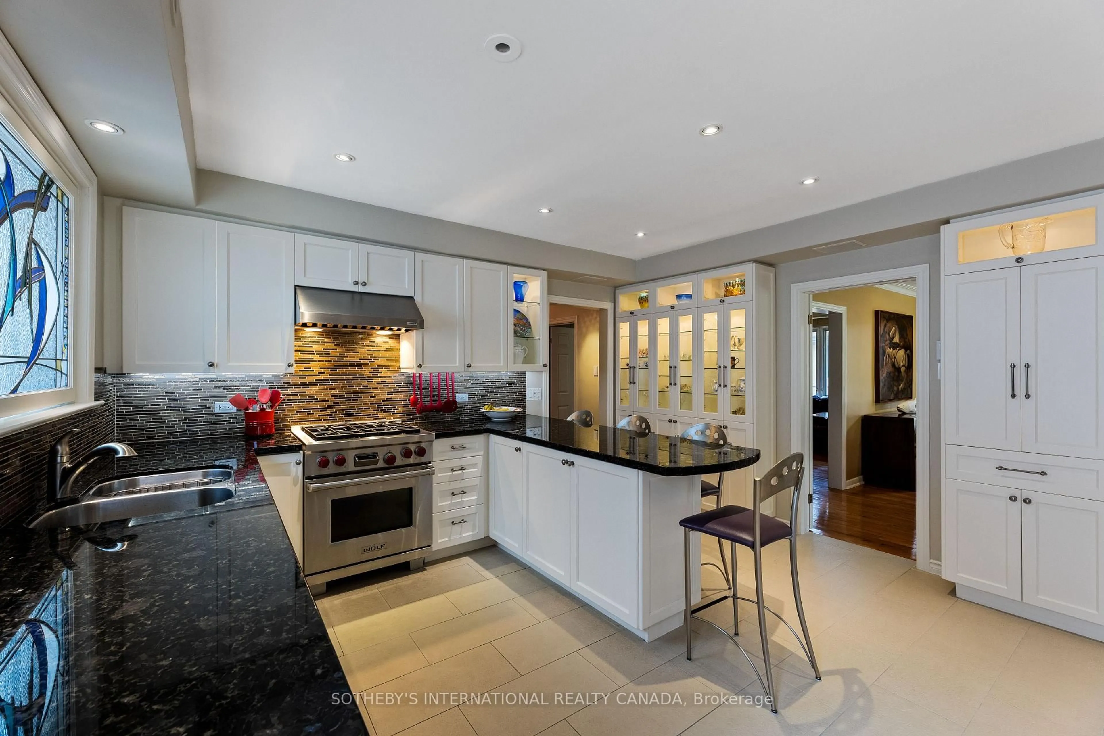 Contemporary kitchen, ceramic/tile floor for 31 Arlstan Dr, Toronto Ontario M3H 4V7